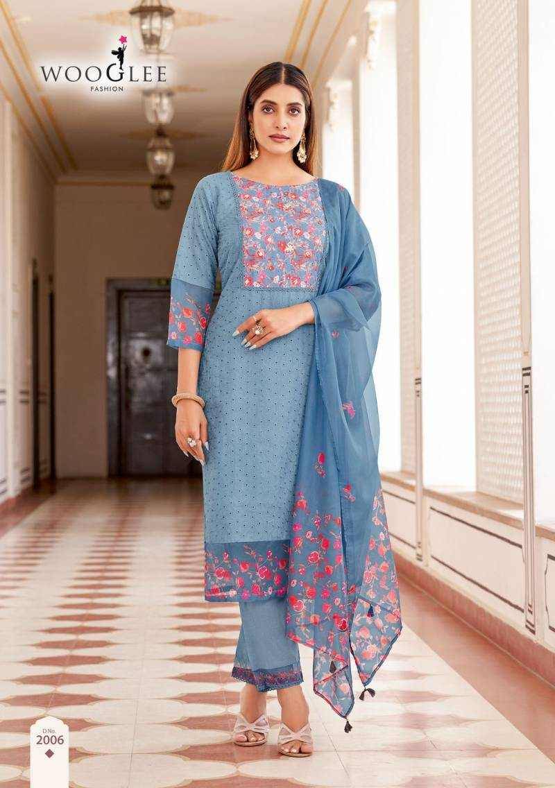Kashmira By Wooglee 2001 To 2006 Series Designer Festive Suits Beautiful Fancy Stylish Colorful Party Wear & Occasional Wear Cotton Dresses At Wholesale Price