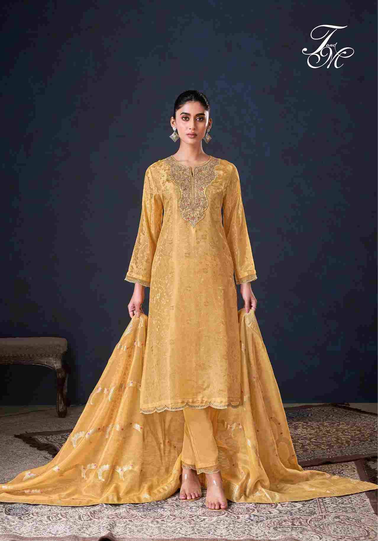 Riwayat By T And M Designer Studio Beautiful Festive Suits Colorful Stylish Fancy Casual Wear & Ethnic Wear Pure Jacquard Dresses At Wholesale Price