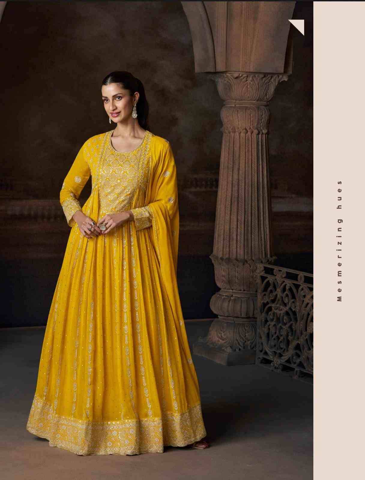 Saadgi By Sayuri 5774 To 5776 Series Designer Stylish Fancy Colorful Beautiful Party Wear & Ethnic Wear Collection Premium Georgette Gowns With Dupatta At Wholesale Price