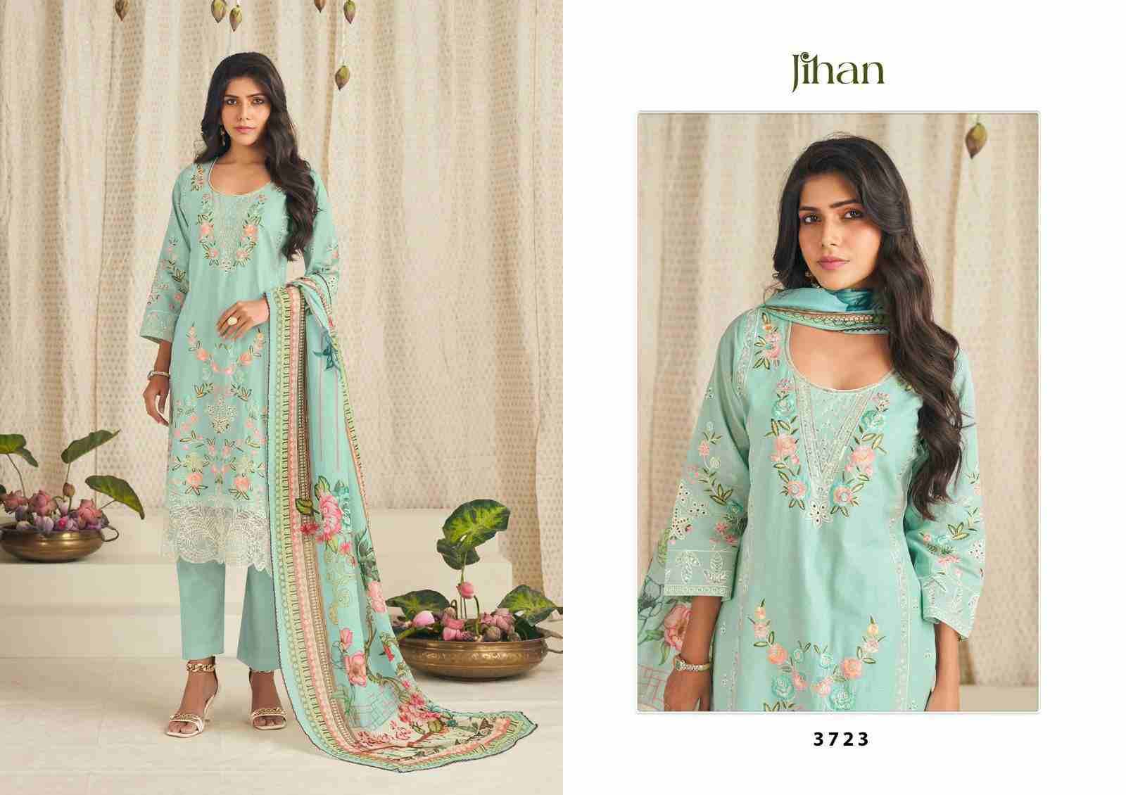 Taskeen Vol-9 By Jihan 3720 To 3725 Series Designer Pakistani Suits Beautiful Fancy Stylish Colorful Party Wear & Occasional Wear Cotton Dresses At Wholesale Price