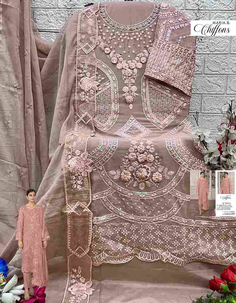 Shree Fabs Hit Design SF-5555 Colours By Shree Fabs SF-5555-A To SF-5555-D Series Beautiful Stylish Pakistani Suits Fancy Colorful Casual Wear & Ethnic Wear & Ready To Wear Chiffon Embroidery Dresses At Wholesale Price