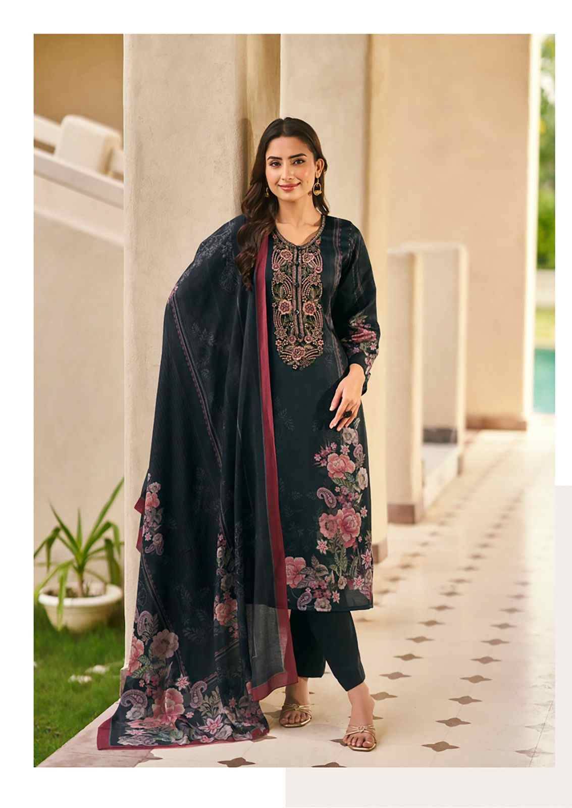 Miraal By Nisanka 401 To 405 Series Wholesale Designer Festive Suits Collection Beautiful Stylish Fancy Colorful Party Wear & Occasional Wear Pure Viscose Lawn Print Dresses At Wholesale Price