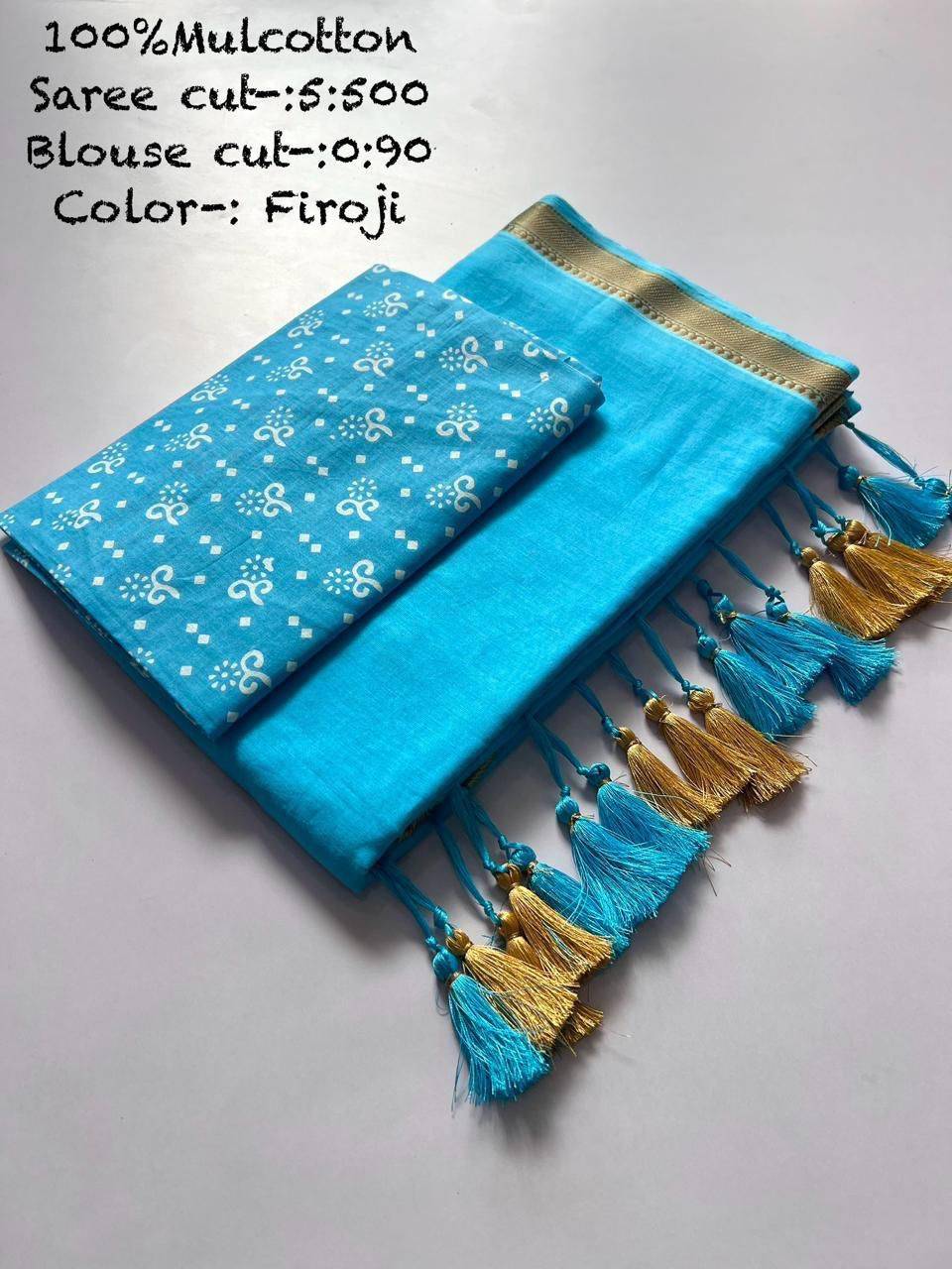 Vt-5023 By Fashid Wholesale 01 To 16 Series Indian Traditional Wear Collection Beautiful Stylish Fancy Colorful Party Wear & Occasional Wear Mal Cotton Sarees At Wholesale Price