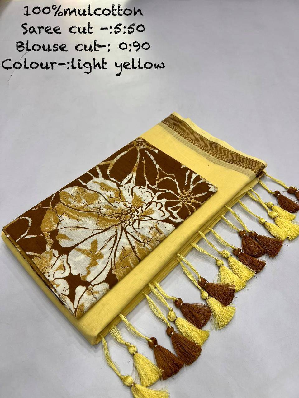 Vt-5023 By Fashid Wholesale 01 To 16 Series Indian Traditional Wear Collection Beautiful Stylish Fancy Colorful Party Wear & Occasional Wear Mal Cotton Sarees At Wholesale Price