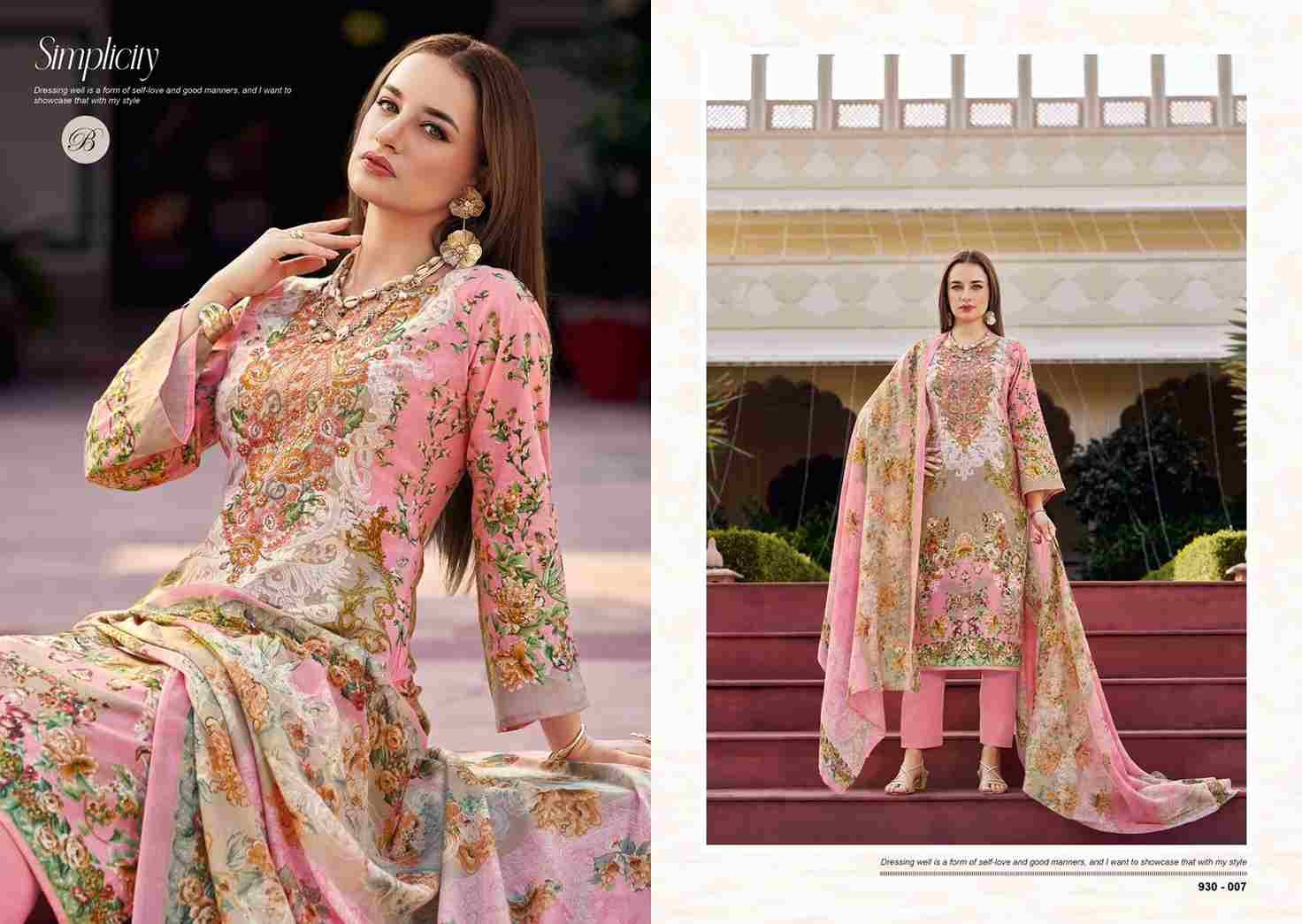 Naira Vol-126 By Belliza 930-001 To 930-008 Series Beautiful Festive Suits Stylish Fancy Colorful Casual Wear & Ethnic Wear Pure Cotton Print Dresses At Wholesale Price