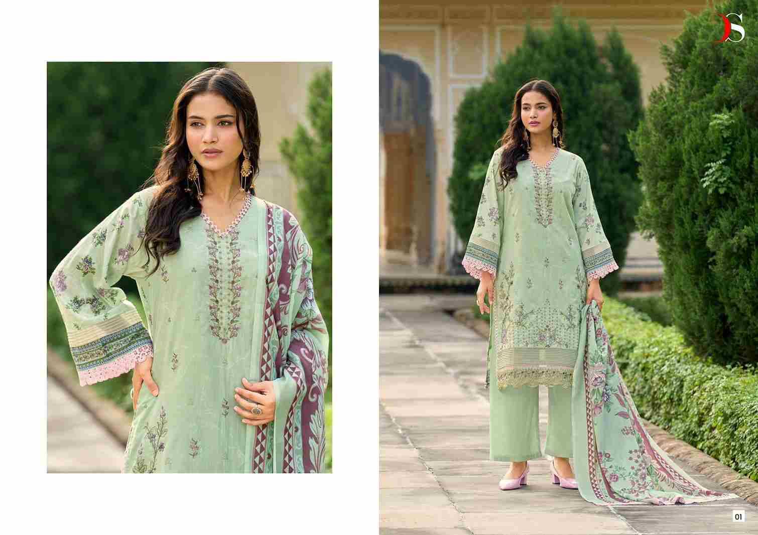 Tawakkal Premium Collection-25 Vol-2 By Deepsy Suits 01 To 08 Series Pakistani Stylish Beautiful Colourful Printed & Embroidered Party Wear & Occasional Wear Pure Cotton Dresses At Wholesale Price
