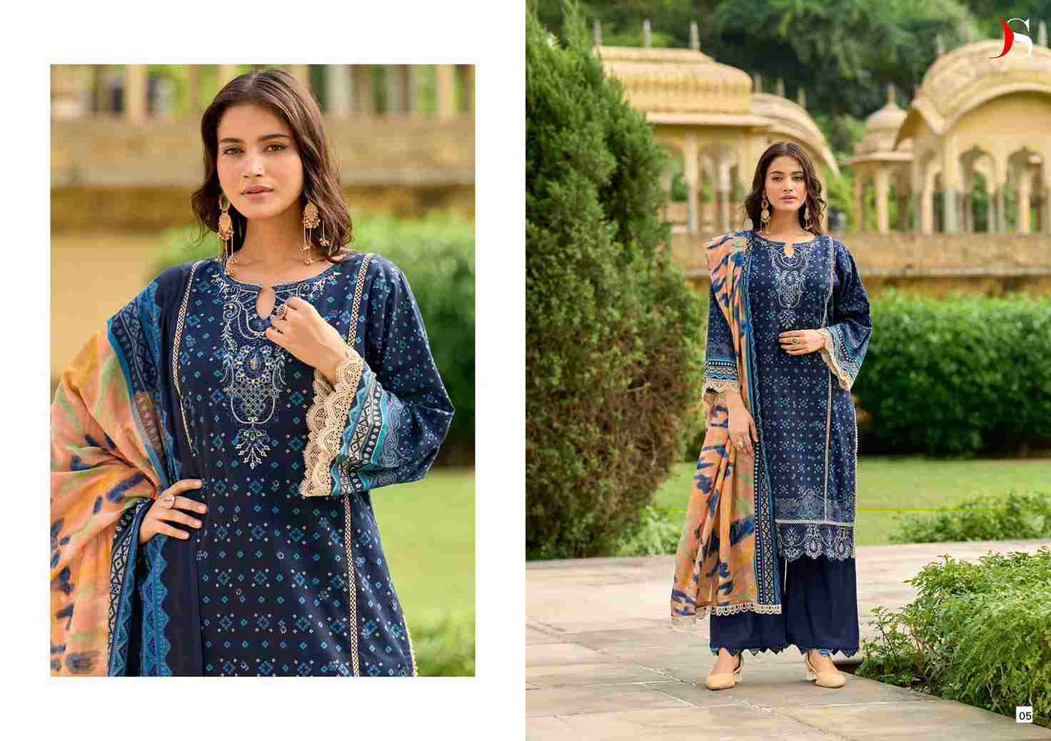 Tawakkal Premium Collection-25 Vol-2 By Deepsy Suits 01 To 08 Series Pakistani Stylish Beautiful Colourful Printed & Embroidered Party Wear & Occasional Wear Pure Cotton Dresses At Wholesale Price