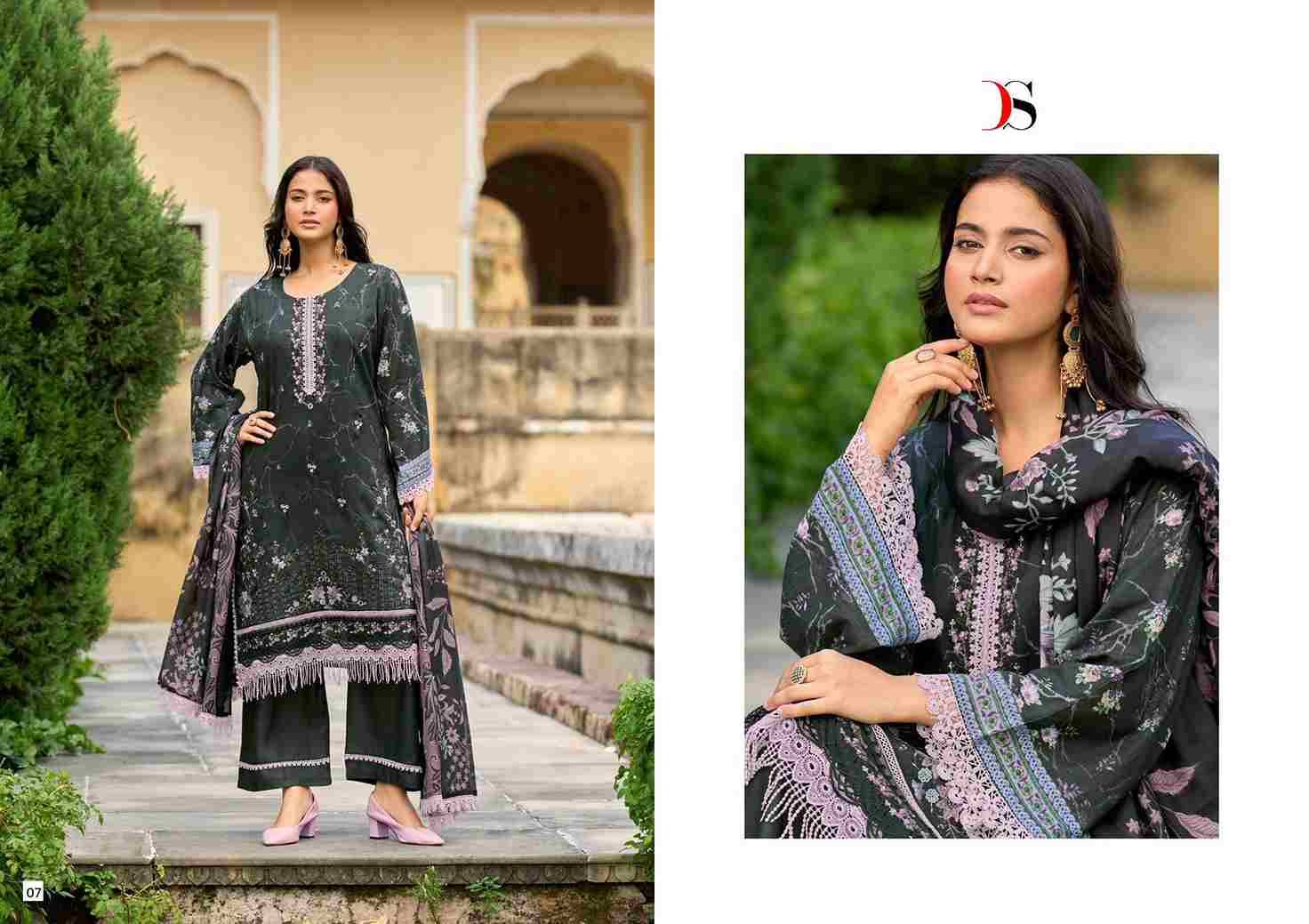 Tawakkal Premium Collection-25 Vol-2 By Deepsy Suits 01 To 08 Series Pakistani Stylish Beautiful Colourful Printed & Embroidered Party Wear & Occasional Wear Pure Cotton Dresses At Wholesale Price