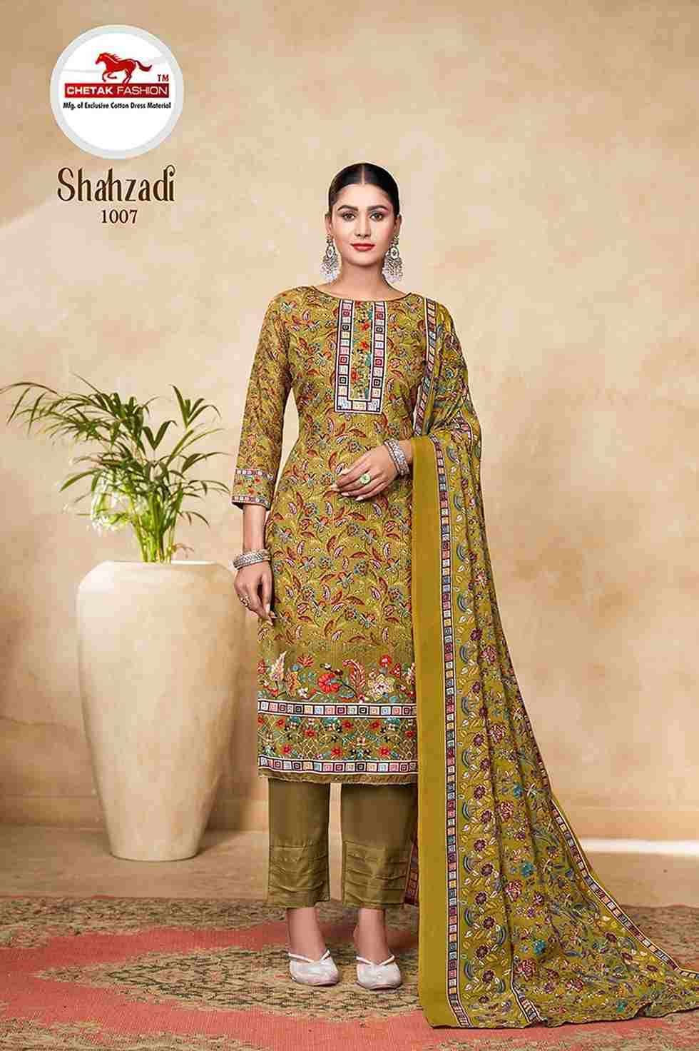 Shahzadi Vol-1 By Chetak Fashion 1001 To 1010 Series Beautiful Festive Suits Colorful Stylish Fancy Casual Wear & Ethnic Wear Soft Cotton Print Dresses At Wholesale Price