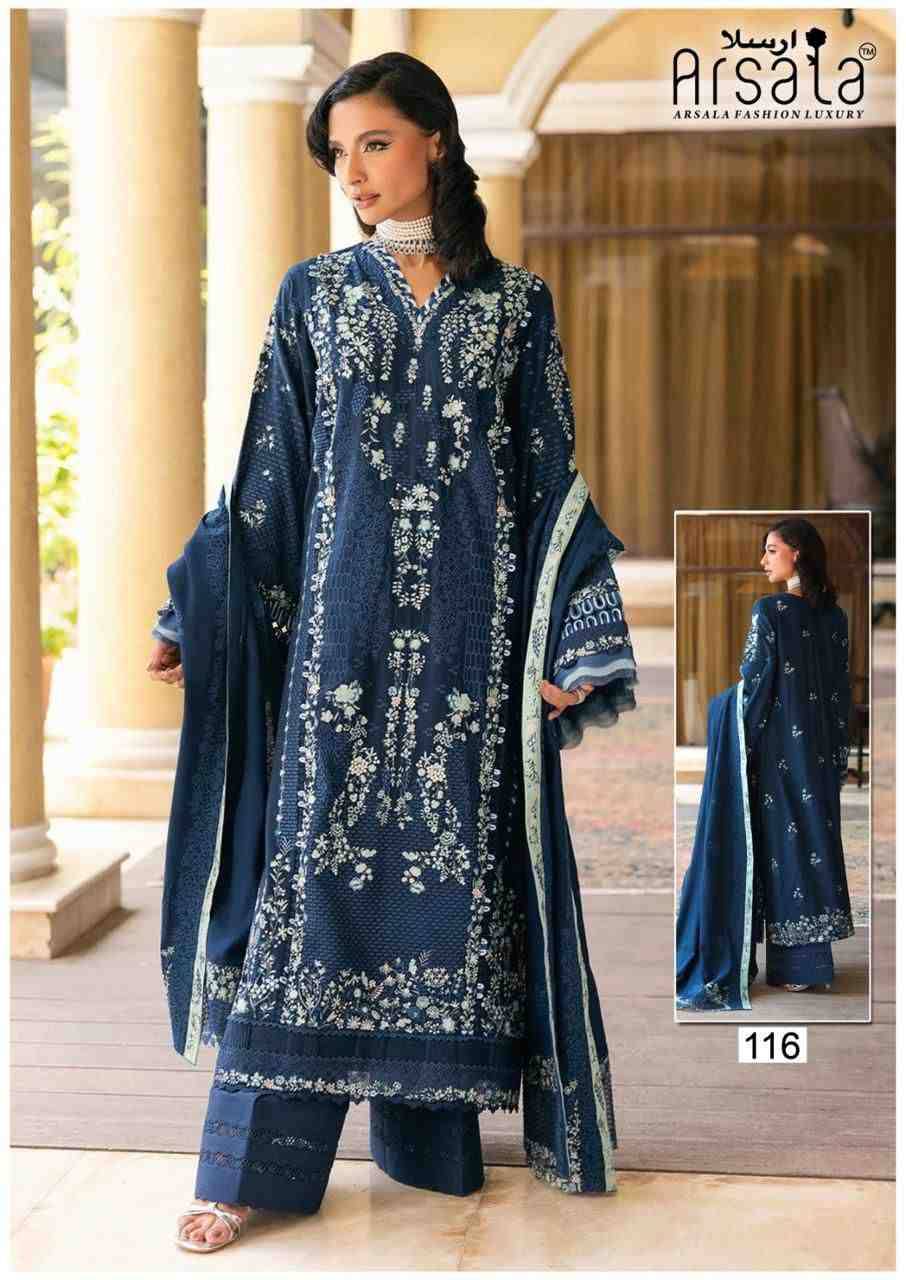 Amara Vol-2 By Arsala 111 To 116 Series Beautiful Festive Suits Stylish Fancy Colorful Casual Wear & Ethnic Wear Pure Lawn Cotton Print Dresses At Wholesale Price