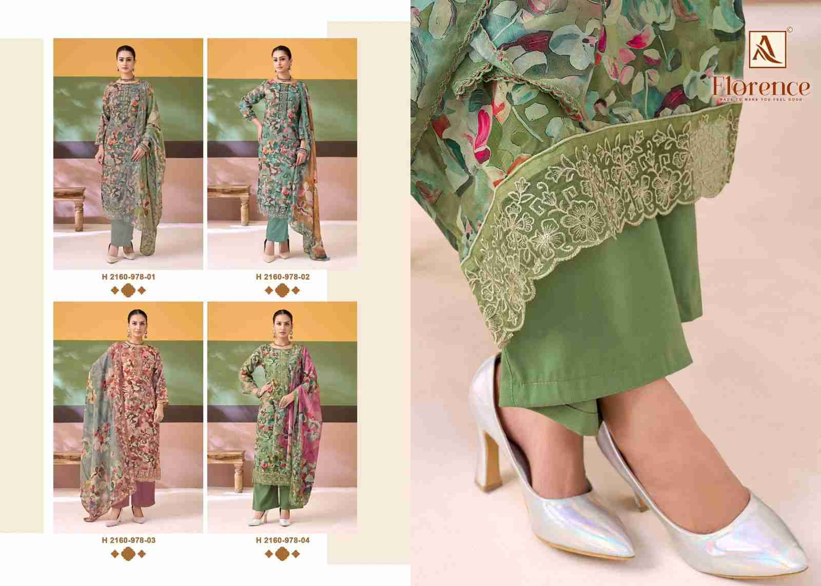 Florence By Alok Suit 2160-978-01 To 2160-978-04 Series Beautiful Festive Suits Stylish Fancy Colorful Casual Wear & Ethnic Wear Pure Cotton Print Dresses At Wholesale Price