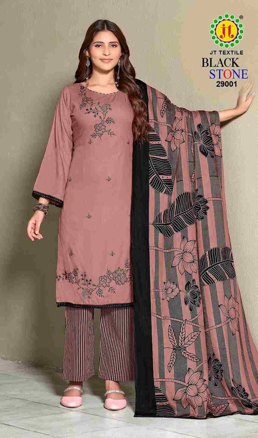 Black Stone Vol-29 By JT 29001 To 29005 Series Beautiful Festive Suits Colorful Stylish Fancy Casual Wear & Ethnic Wear Rayon Dresses At Wholesale Price