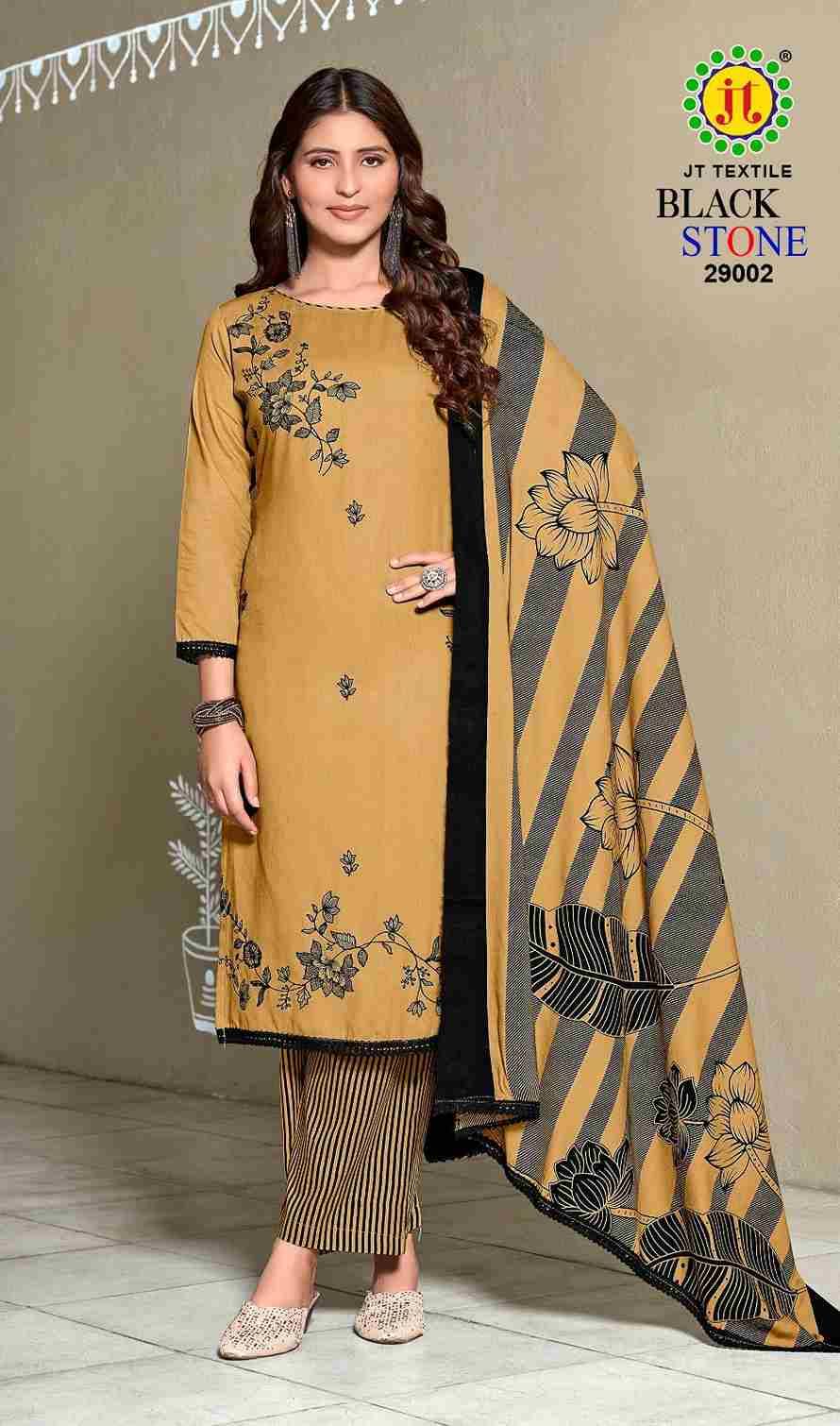 Black Stone Vol-29 By JT 29001 To 29005 Series Beautiful Festive Suits Colorful Stylish Fancy Casual Wear & Ethnic Wear Rayon Dresses At Wholesale Price