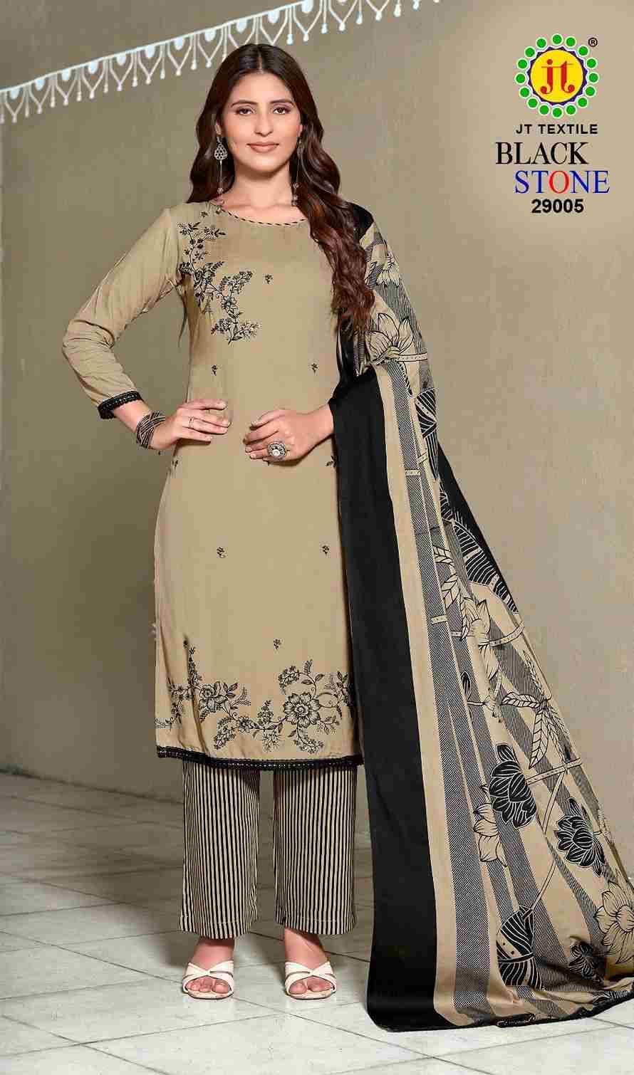 Black Stone Vol-29 By JT 29001 To 29005 Series Beautiful Festive Suits Colorful Stylish Fancy Casual Wear & Ethnic Wear Rayon Dresses At Wholesale Price