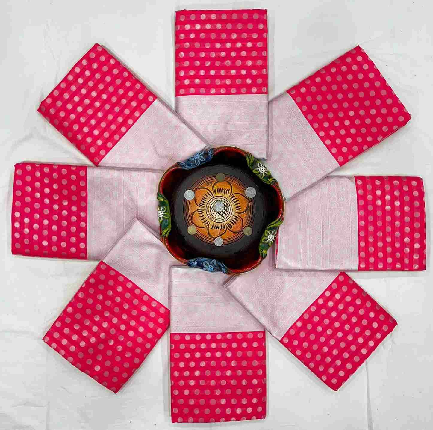 Kp-4001 By Fashid Wholesale Series Indian Traditional Wear Collection Beautiful Stylish Fancy Colorful Party Wear & Occasional Wear Soft Lichi Silk Saree Sarees At Wholesale Price