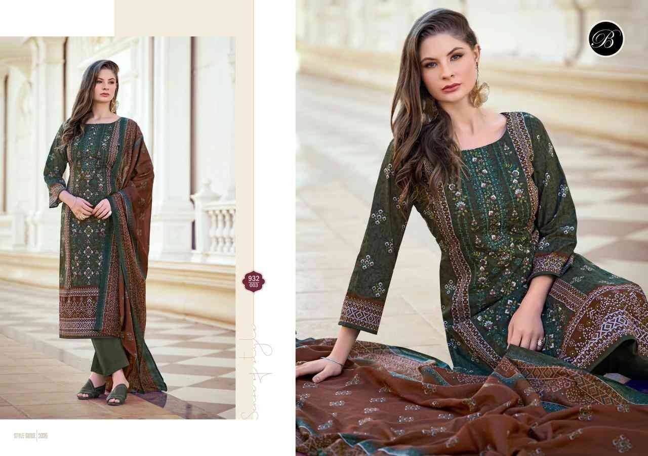 Bin Saeed Vol-10 By Belliza 932-001 To 932-006 Series Beautiful Stylish Festive Suits Fancy Colorful Casual Wear & Ethnic Wear & Ready To Wear Pure Cotton Digital Print Dresses At Wholesale Price