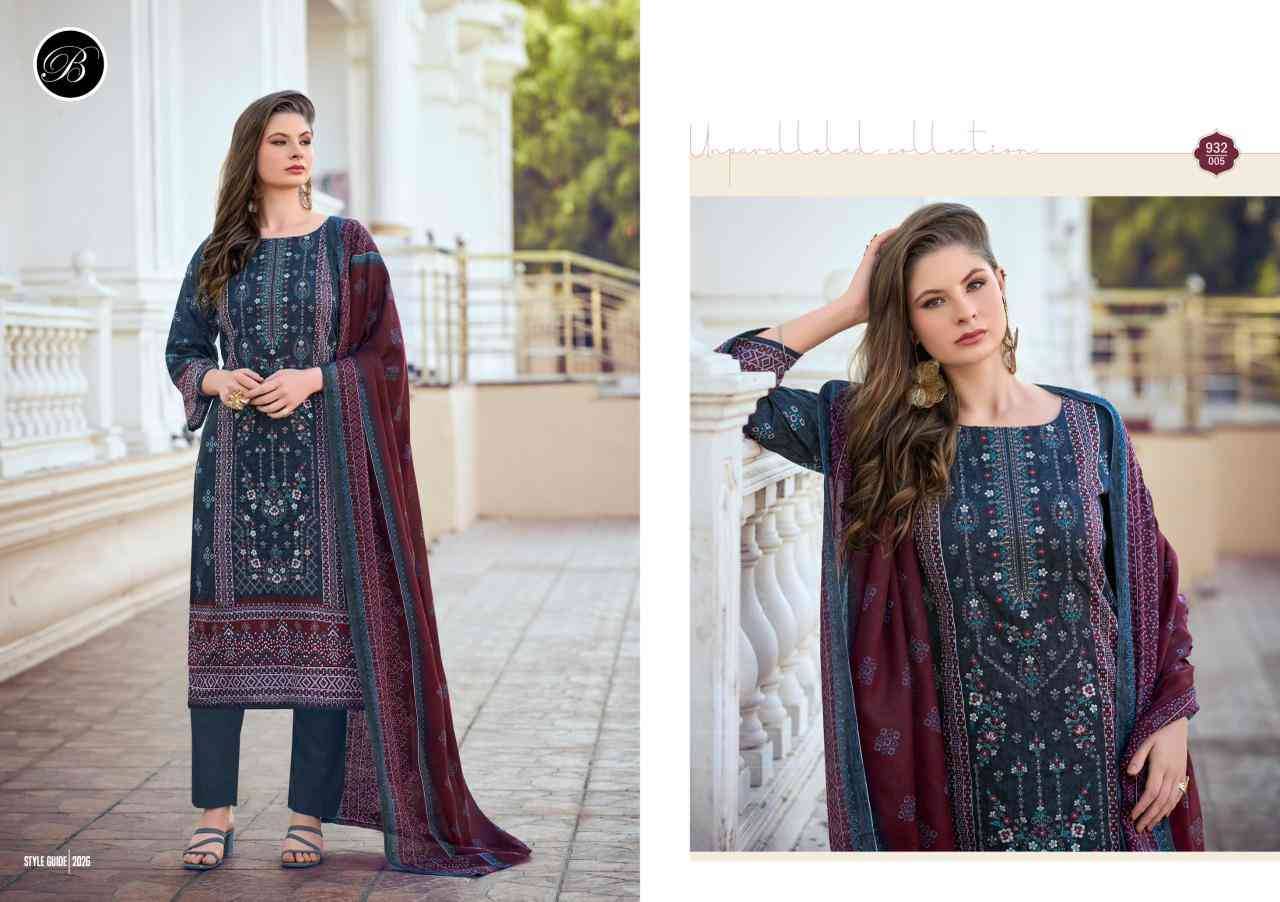 Bin Saeed Vol-10 By Belliza 932-001 To 932-006 Series Beautiful Stylish Festive Suits Fancy Colorful Casual Wear & Ethnic Wear & Ready To Wear Pure Cotton Digital Print Dresses At Wholesale Price