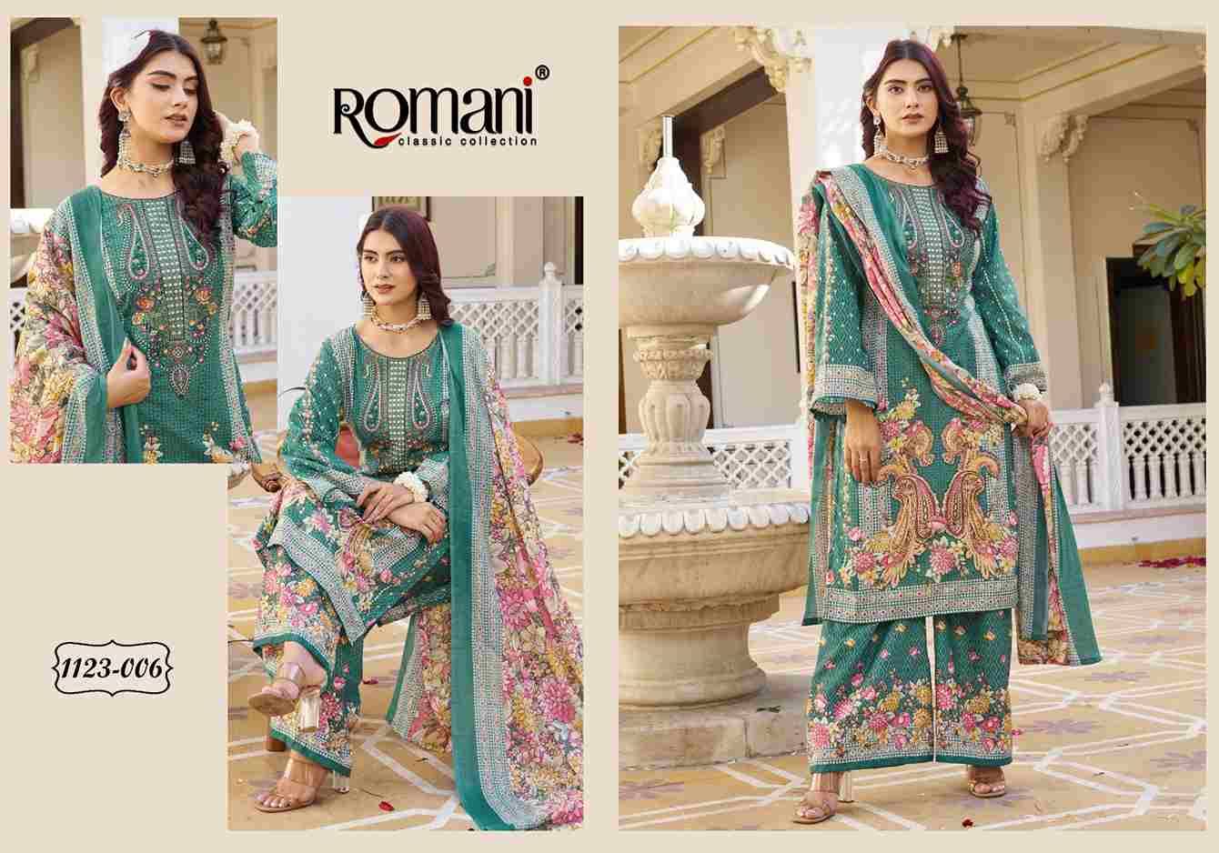 Mahira Vol-5 By Romani 1123-001 To 1123-008 Series Beautiful Festive Suits Stylish Fancy Colorful Casual Wear & Ethnic Wear Soft Cotton Print Dresses At Wholesale Price