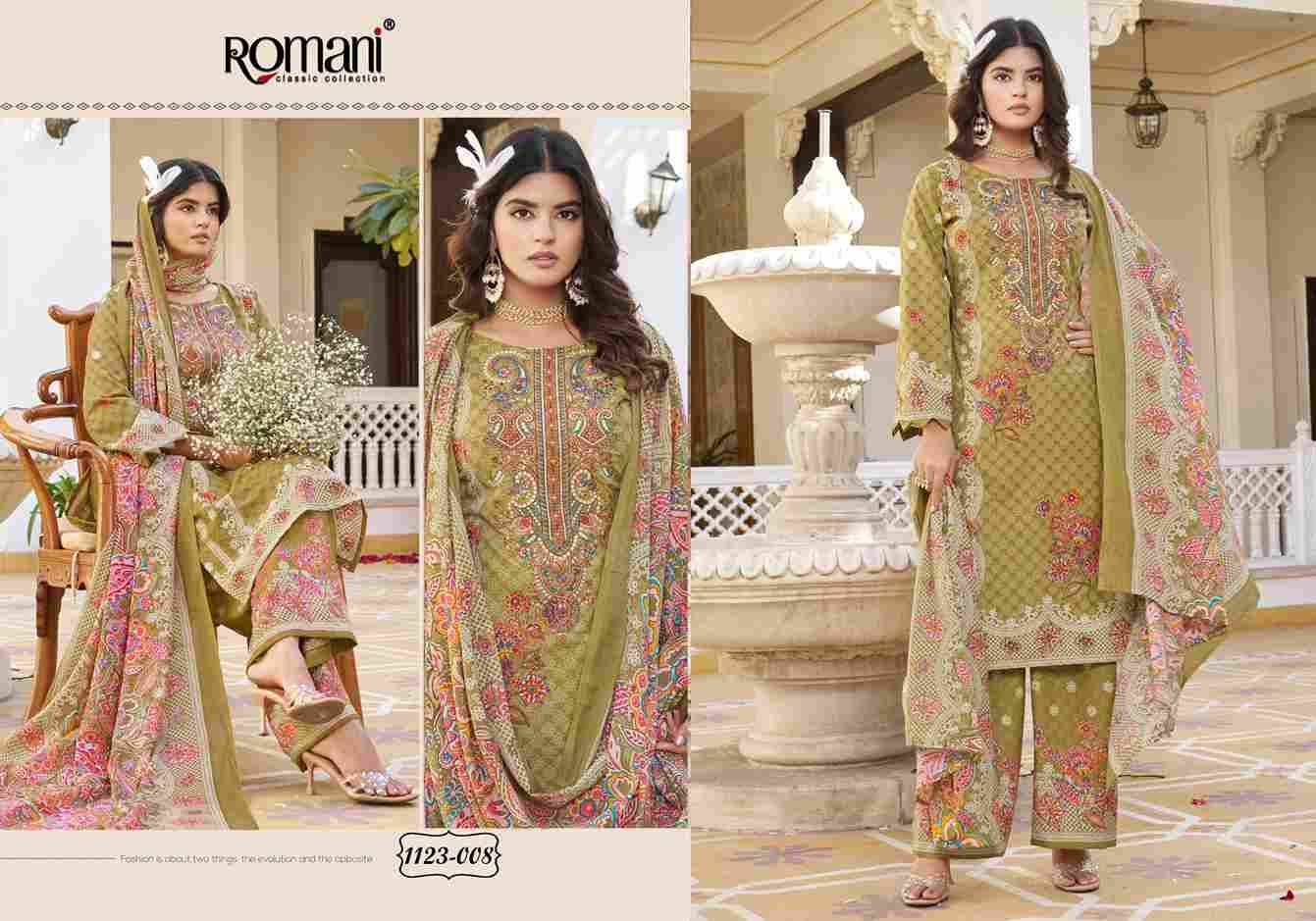 Mahira Vol-5 By Romani 1123-001 To 1123-008 Series Beautiful Festive Suits Stylish Fancy Colorful Casual Wear & Ethnic Wear Soft Cotton Print Dresses At Wholesale Price
