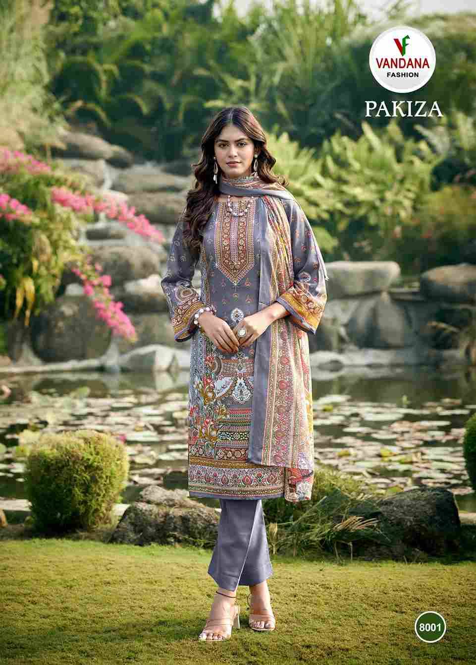 Pakiza Vol-8 By Vandana Fashion 8001 To 8008 Series Beautiful Stylish Festive Suits Fancy Colorful Casual Wear & Ethnic Wear & Ready To Wear Pure Cotton Print Dresses At Wholesale Price