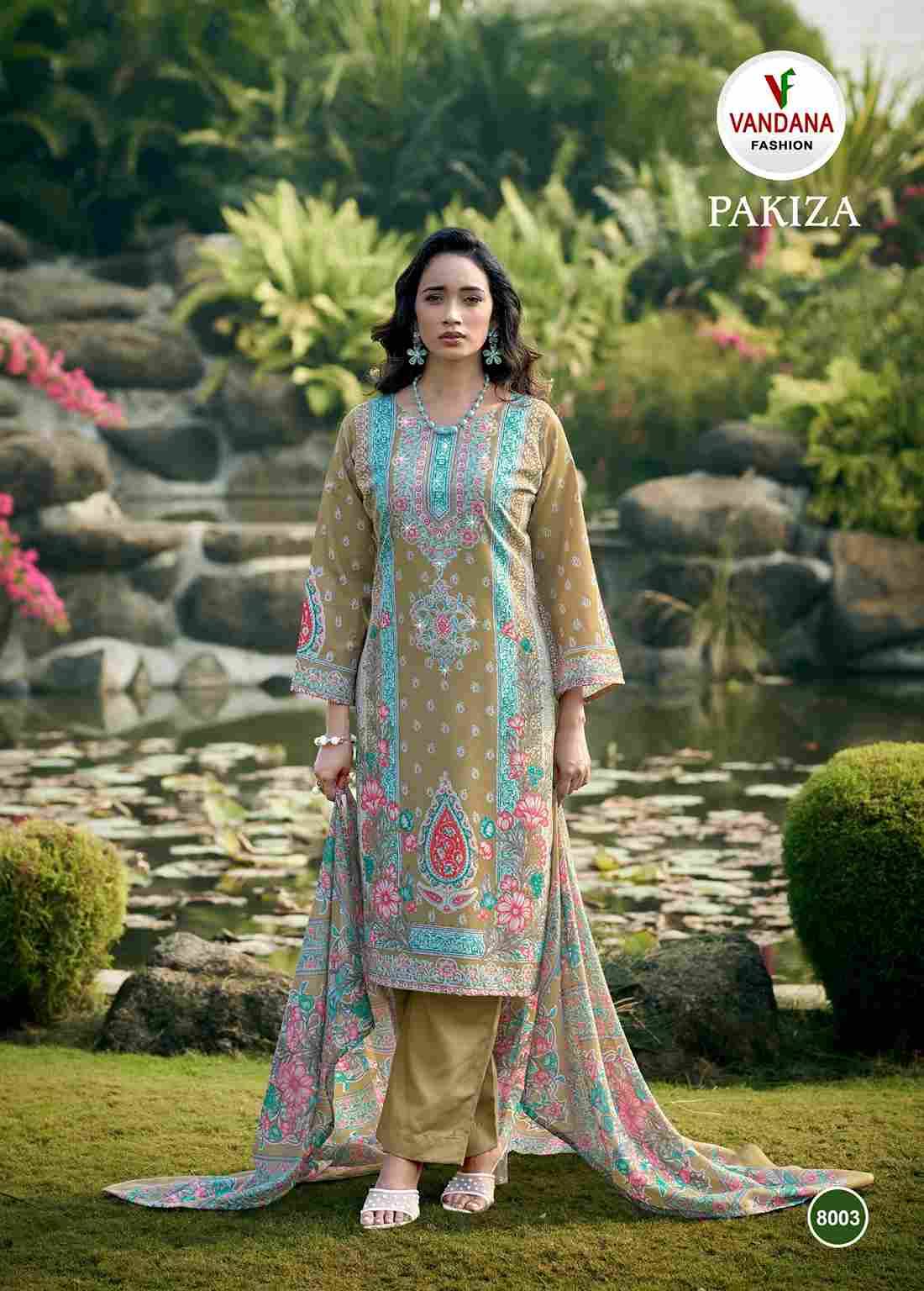 Pakiza Vol-8 By Vandana Fashion 8001 To 8008 Series Beautiful Stylish Festive Suits Fancy Colorful Casual Wear & Ethnic Wear & Ready To Wear Pure Cotton Print Dresses At Wholesale Price