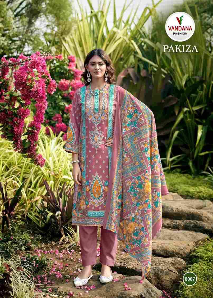 Pakiza Vol-8 By Vandana Fashion 8001 To 8008 Series Beautiful Stylish Festive Suits Fancy Colorful Casual Wear & Ethnic Wear & Ready To Wear Pure Cotton Print Dresses At Wholesale Price
