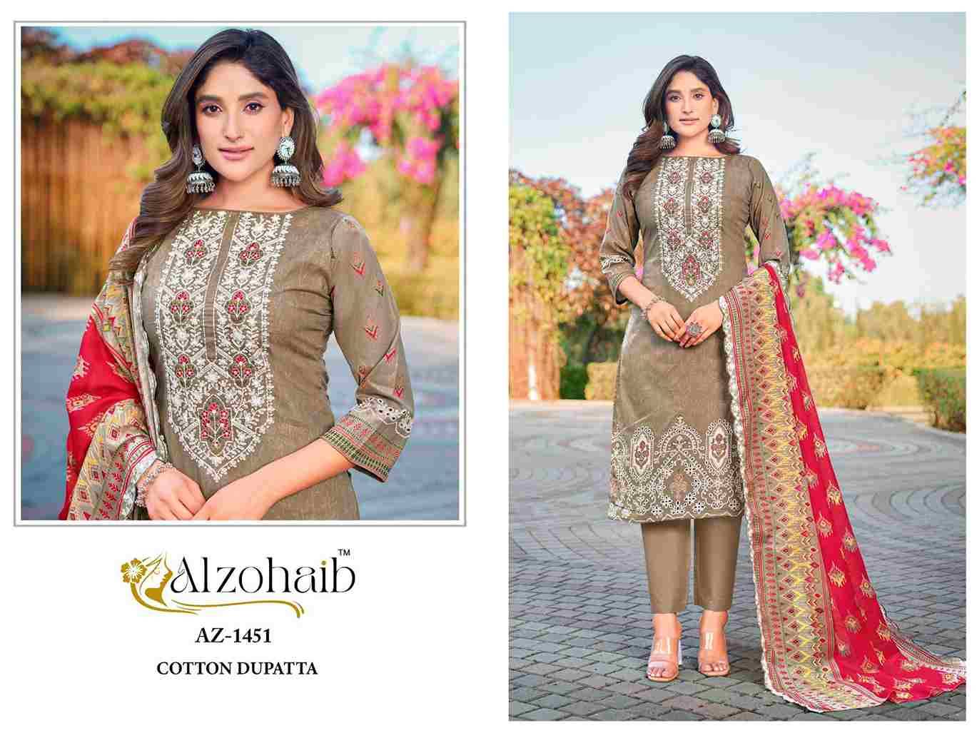 Aaliya Vol-1 By Alzohaib 1450To 1453 Series Beautiful Pakistani Suits Stylish Fancy Colorful Party Wear & Occasional Wear Pure Cotton Print Dresses At Wholesale Price