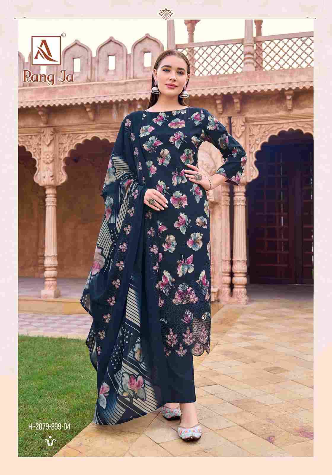 Rang Ja By Alok Suit 2079-899-01 To 2079-899-06 Series Beautiful Festive Suits Stylish Fancy Colorful Casual Wear & Ethnic Wear Pure Cambric Cotton Print Dresses At Wholesale Price