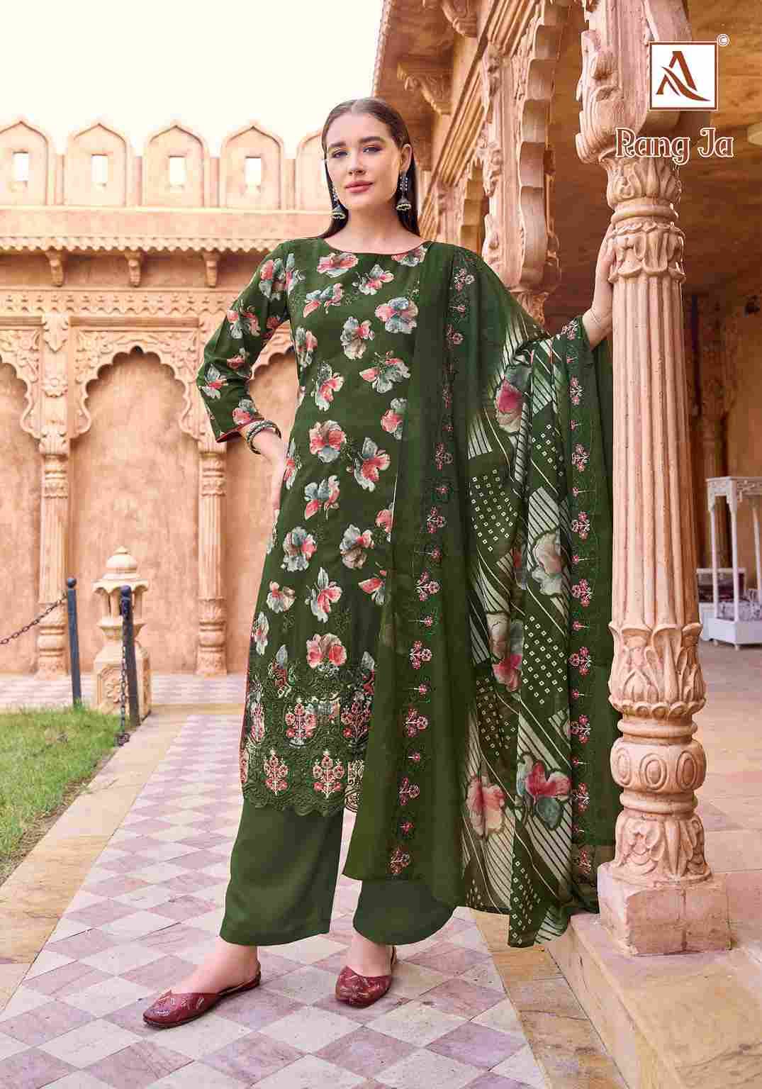 Rang Ja By Alok Suit 2079-899-01 To 2079-899-06 Series Beautiful Festive Suits Stylish Fancy Colorful Casual Wear & Ethnic Wear Pure Cambric Cotton Print Dresses At Wholesale Price