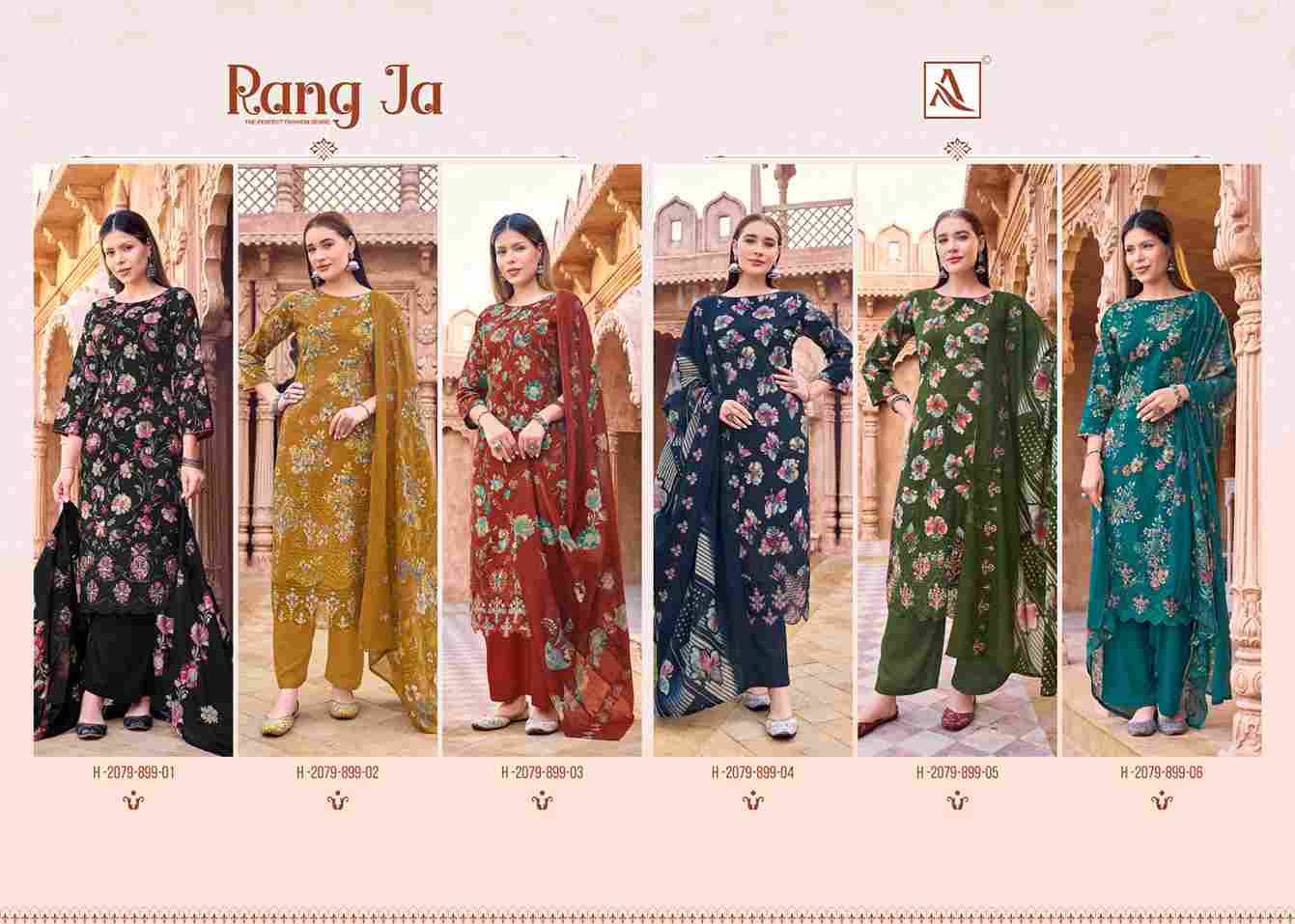 Rang Ja By Alok Suit 2079-899-01 To 2079-899-06 Series Beautiful Festive Suits Stylish Fancy Colorful Casual Wear & Ethnic Wear Pure Cambric Cotton Print Dresses At Wholesale Price
