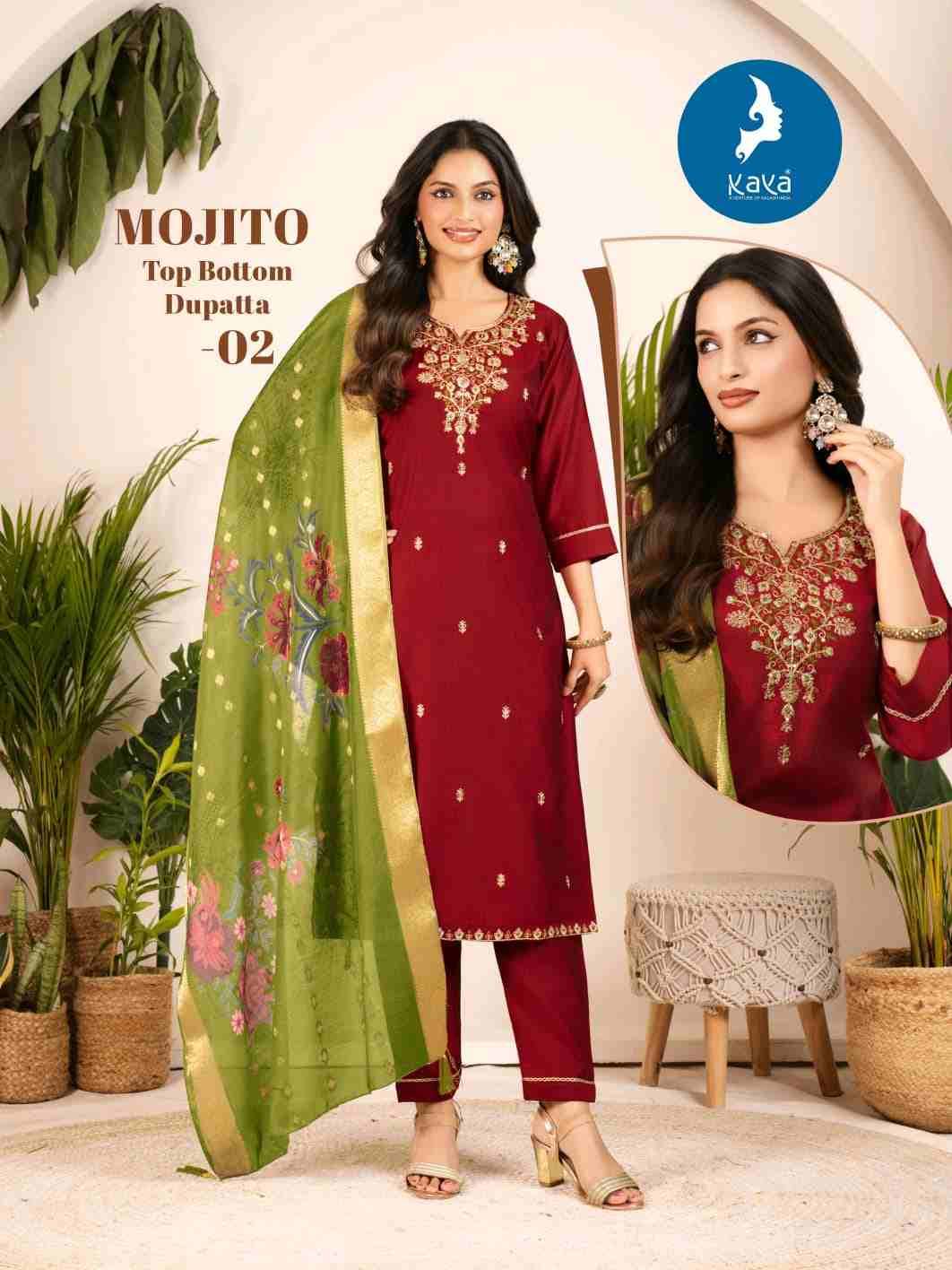 Mojito By Kaya 01 To 06 Series Beautiful Stylish Festive Suits Fancy Colorful Casual Wear & Ethnic Wear & Ready To Wear Vertican Dresses At Wholesale Price