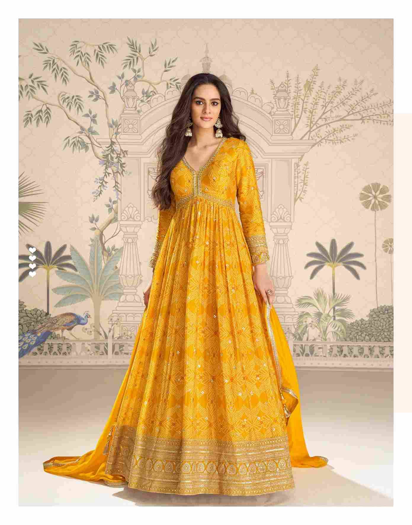 Bandhan By Sayuri 10215 To 10217 Series Designer Stylish Fancy Colorful Beautiful Party Wear & Ethnic Wear Collection Chinnon Silk Gowns With Dupatta At Wholesale Price