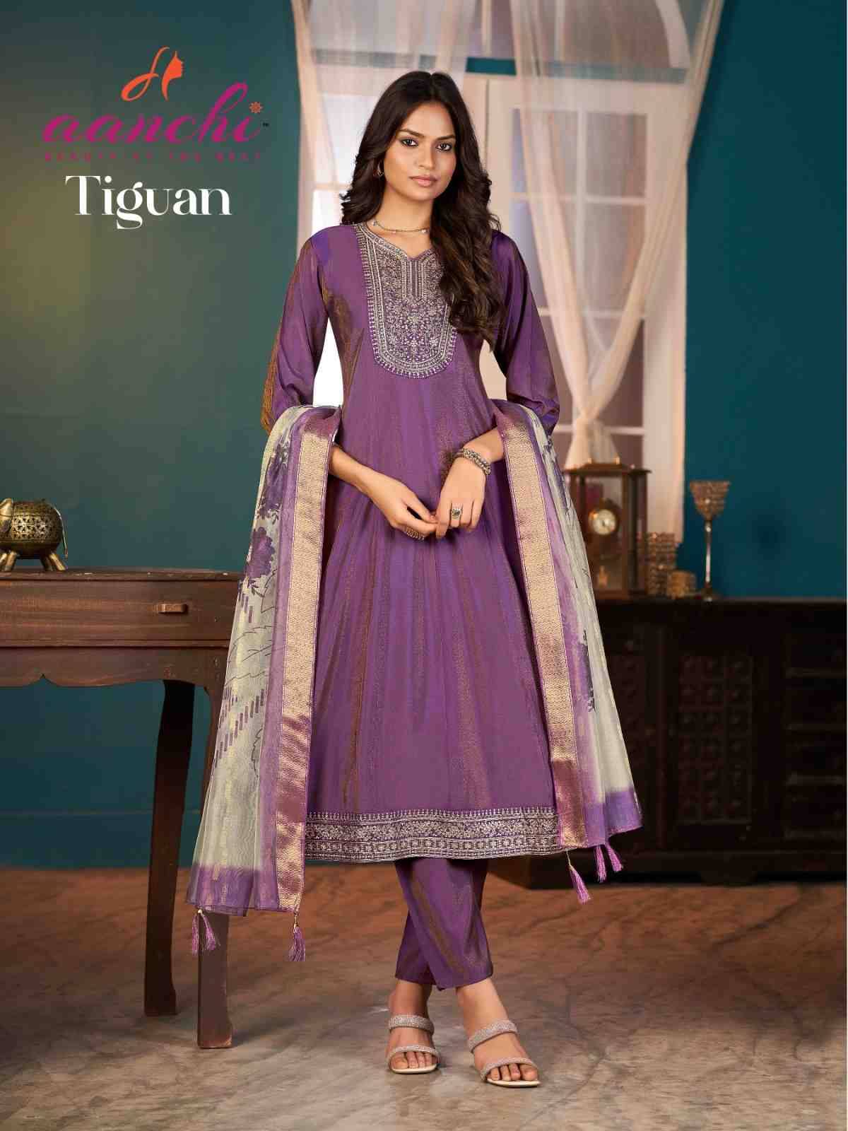 Tiguan By Aanchi 01 To 04 Series Beautiful Stylish Festive Suits Fancy Colorful Casual Wear & Ethnic Wear & Ready To Wear Roman Shimmer Dresses At Wholesale Price
