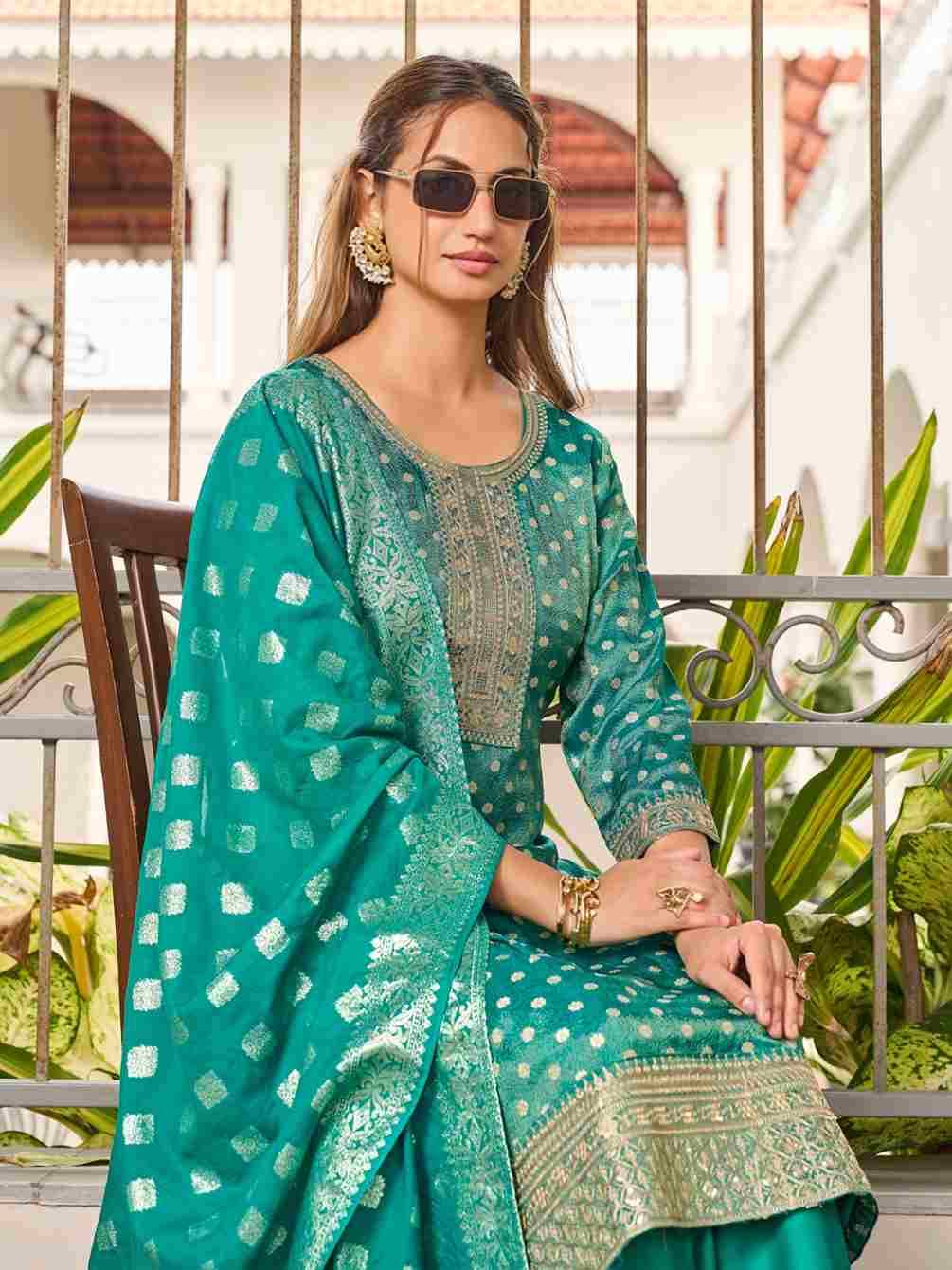 Jassi By Aanchi 01 To 03 Series Beautiful Stylish Festive Suits Fancy Colorful Casual Wear & Ethnic Wear & Ready To Wear Shimmer Dresses At Wholesale Price