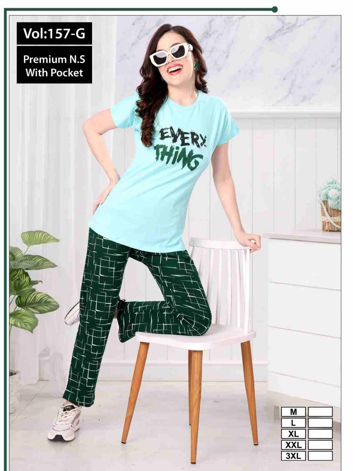 Vol-157-G By Kaamiri 01 To 06 Series Designer Stylish Fancy Colorful Beautiful Party Wear & Ethnic Wear Collection Hosiery Cotton Night Suits At Wholesale Price