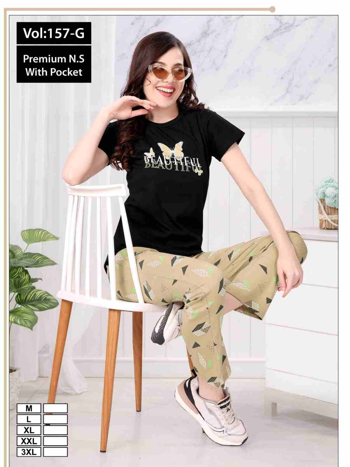 Vol-157-G By Kaamiri 01 To 06 Series Designer Stylish Fancy Colorful Beautiful Party Wear & Ethnic Wear Collection Hosiery Cotton Night Suits At Wholesale Price