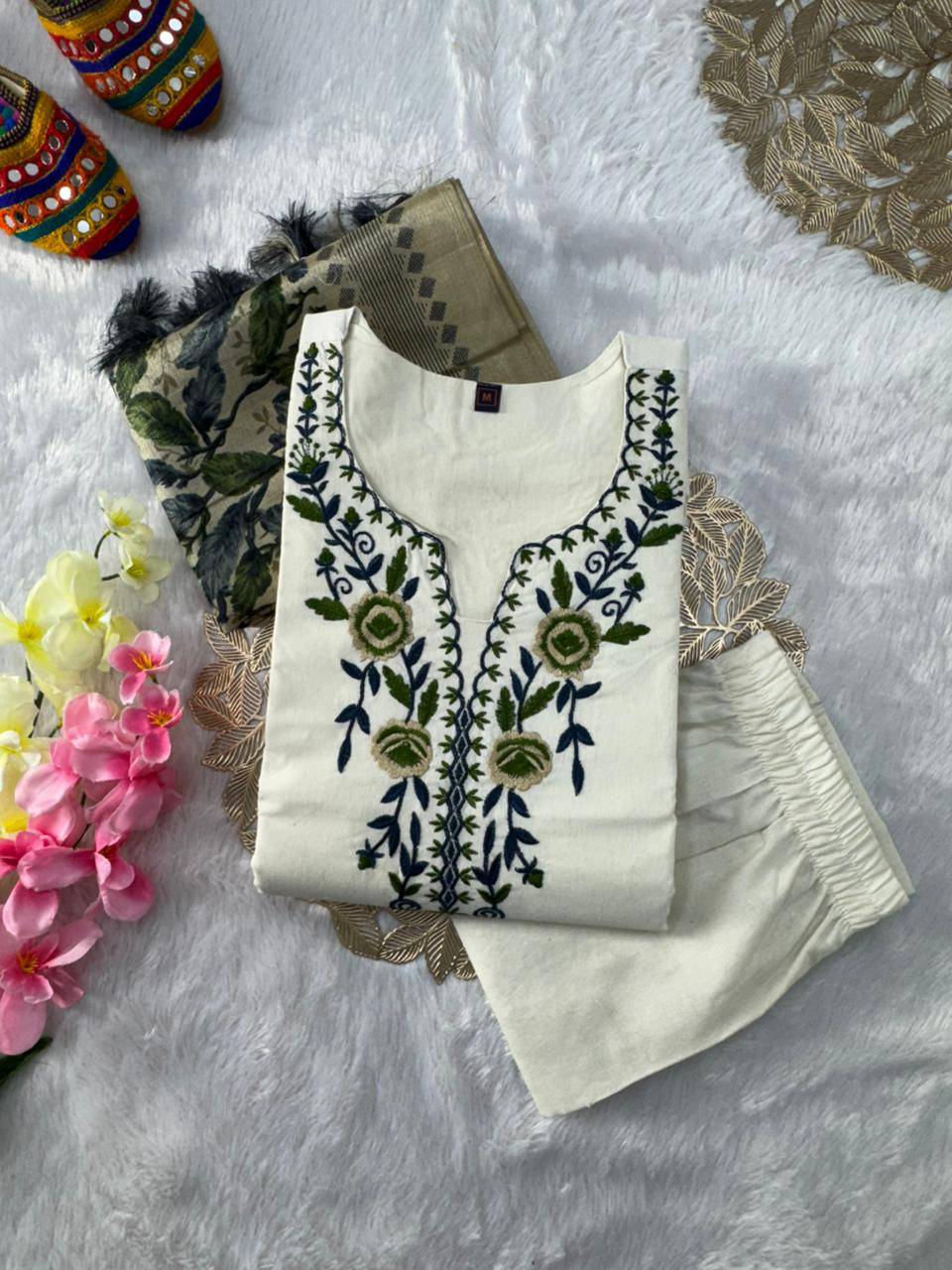 Vtd-48 By Fashid Wholesale Designer Festive Suits Collection Beautiful Stylish Fancy Colorful Party Wear & Occasional Wear Khadi Cotton Dresses At Wholesale Price