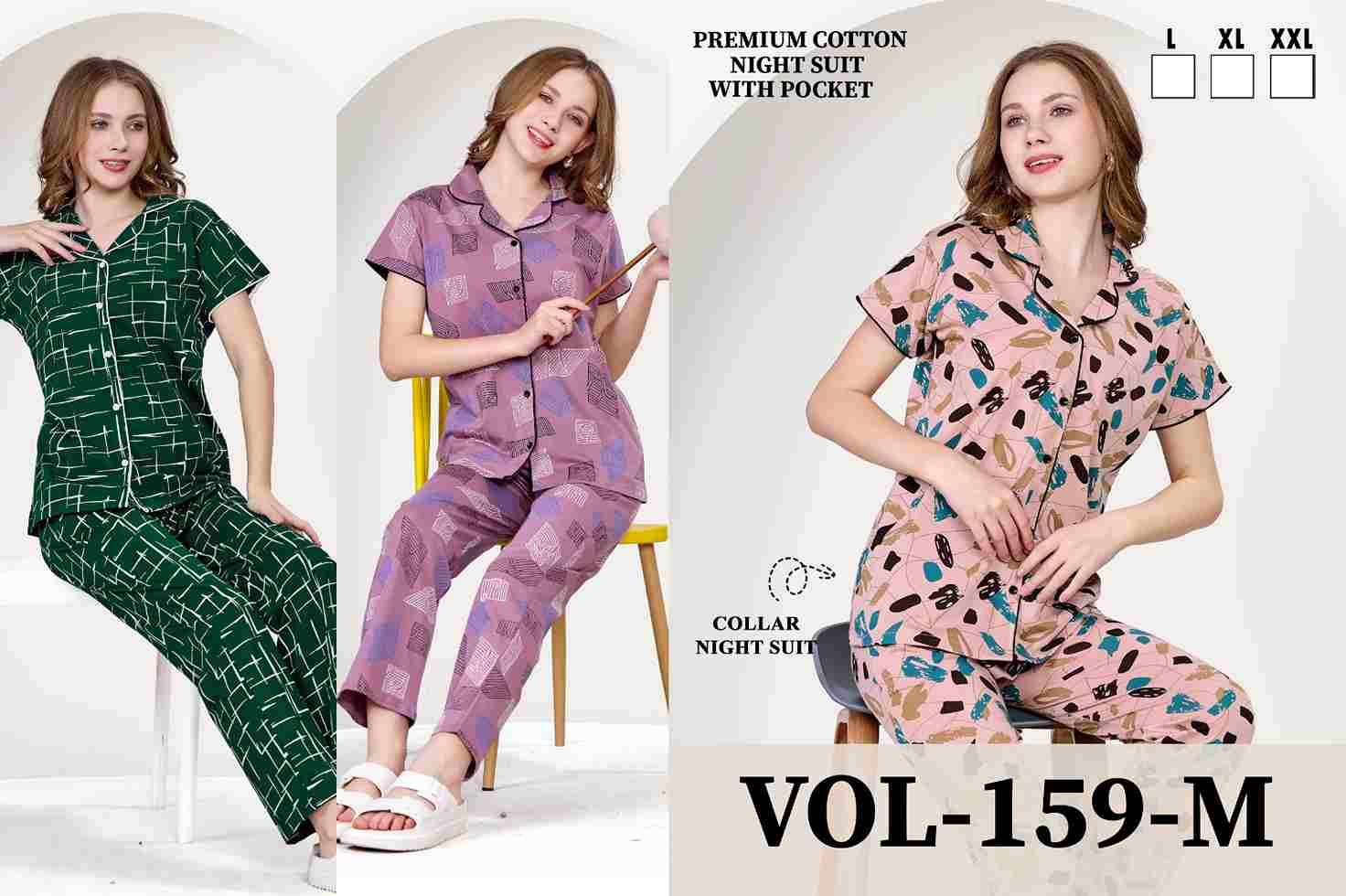 Vol-159-M By Kaamiri 01 To 06 Series Designer Stylish Fancy Colorful Beautiful Party Wear & Ethnic Wear Collection Hosiery Cotton Night Suits At Wholesale Price