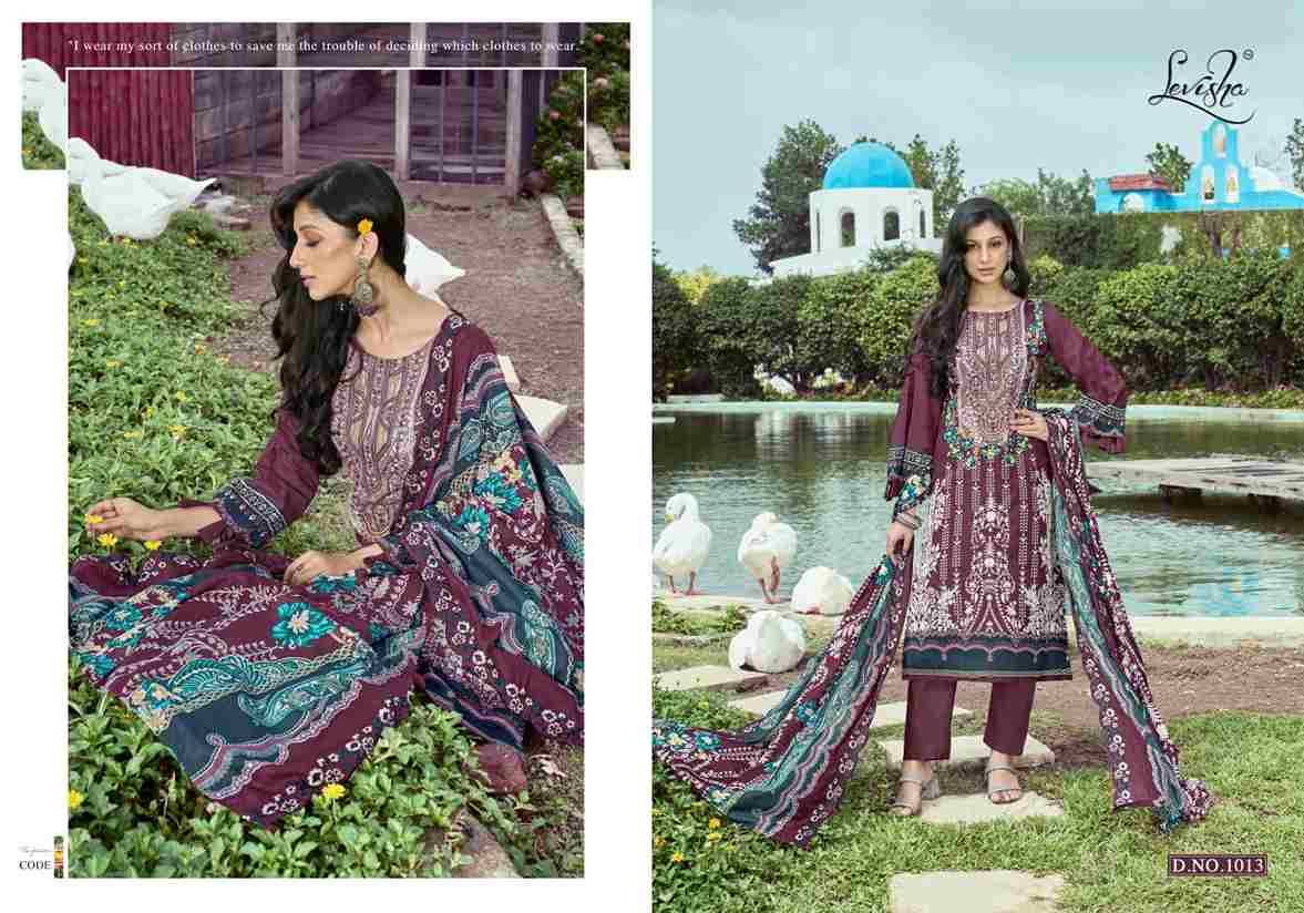 Mashakali By Levisha 1013 To 1020 Series Festive Suits Beautiful Fancy Colorful Stylish Party Wear & Occasional Wear Cambric Lawn Cotton Dresses At Wholesale Price