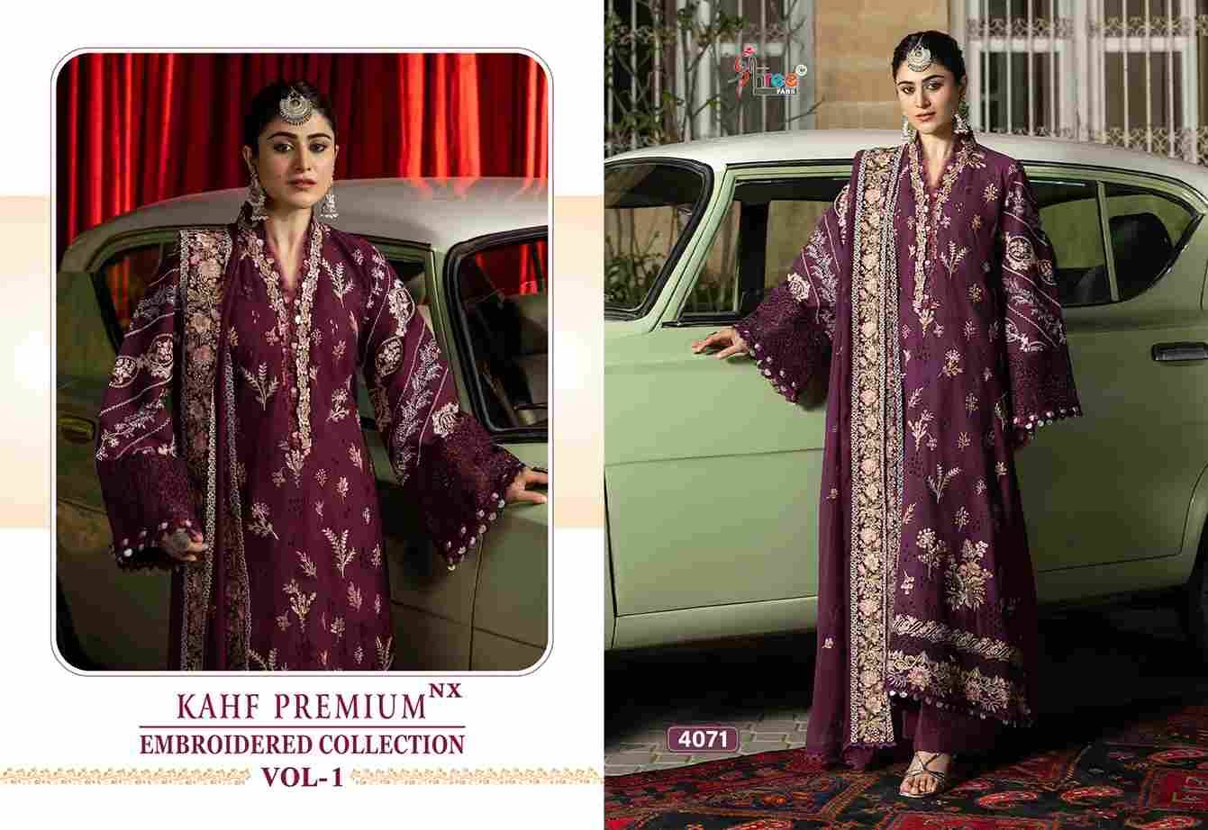 Kahf Premium Embroidered Collection Vol-1 Nx By Shree Fabs Beautiful Pakistani Suits Colorful Stylish Fancy Casual Wear & Ethnic Wear Pure Rayon With Embroidered Dresses At Wholesale Price