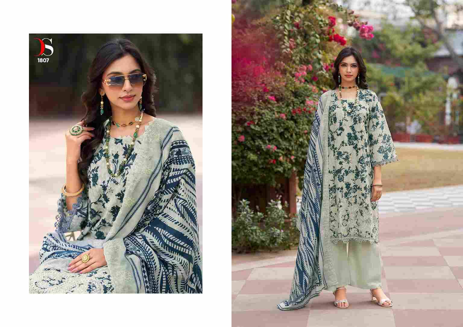 Bin Saeed Vol-18 By Deepsy Suits 1801 To 1808 Series Designer Pakistani Suits Beautiful Stylish Fancy Colorful Party Wear & Occasional Wear Pure Cotton Dresses At Wholesale Price