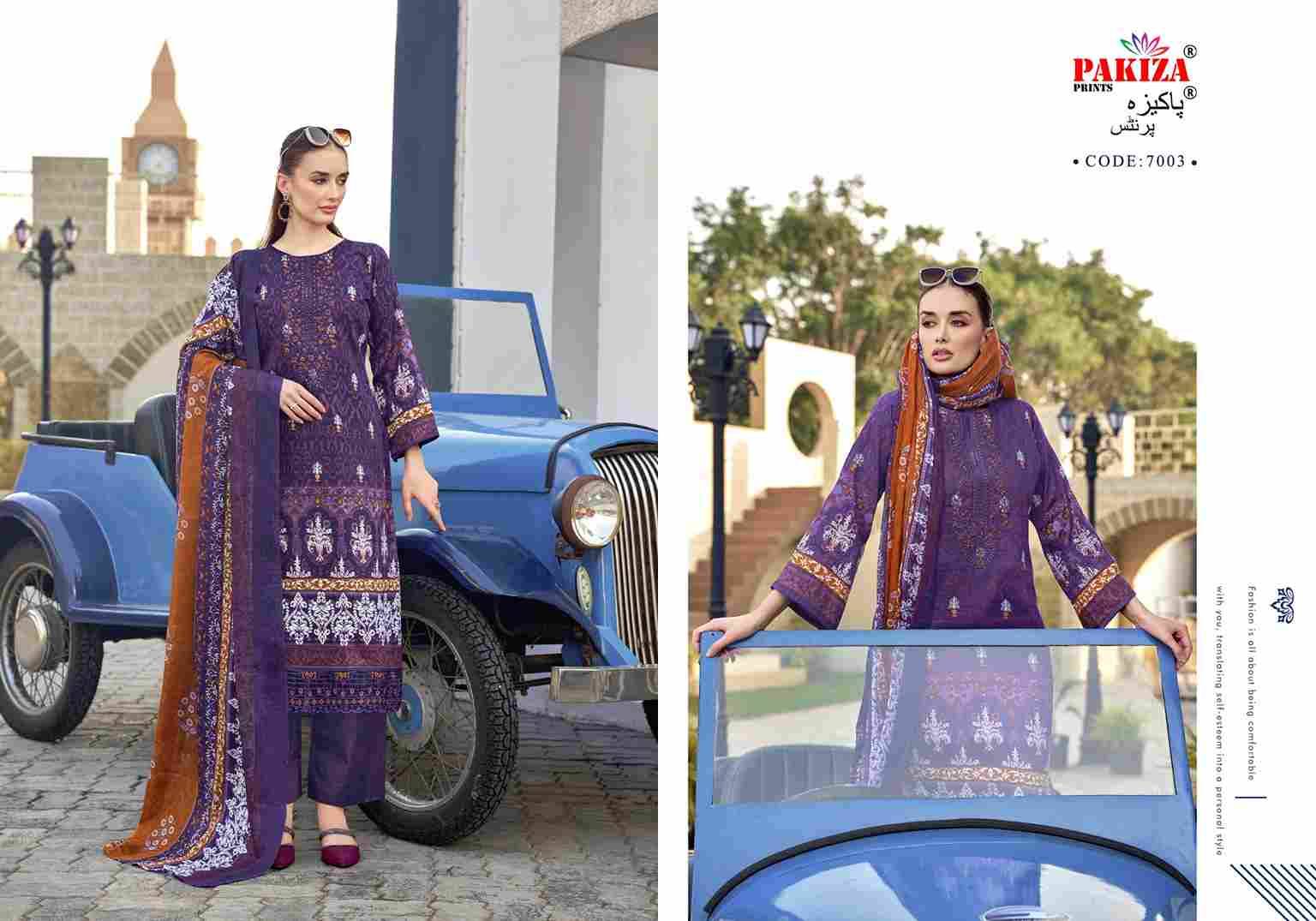 Farmaish Vol-7 By Pakiza Prints 7001 To 7004 Series Beautiful Festive Suits Stylish Fancy Colorful Party Wear & Occasional Wear Jam Satin Print Dresses At Wholesale Price