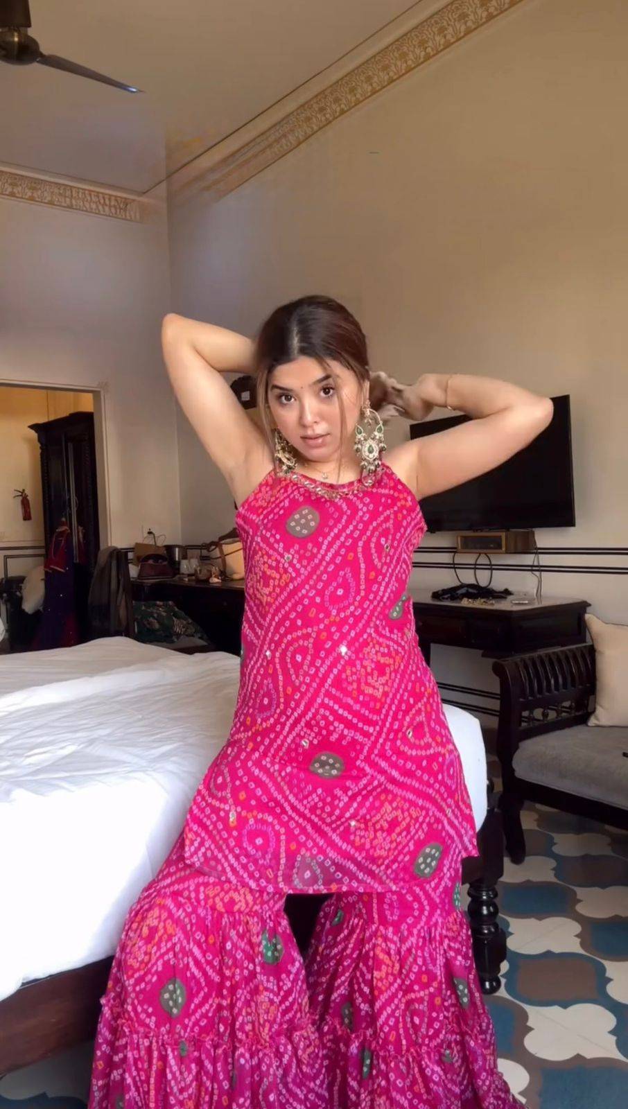 R-5971 By Fashid Wholesale Sharara Beautiful Festive Suits Colorful Stylish Fancy Casual Wear & Ethnic Wear Faux Georgette Dresses At Wholesale Price