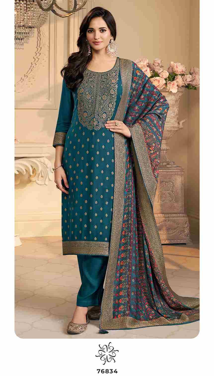 Kervin Ananta Vol-7 By Vinay Fashion 76831 To 76836 Series Beautiful Suits Colorful Stylish Fancy Casual Wear & Ethnic Wear Viscose Pashmina Dresses At Wholesale Price