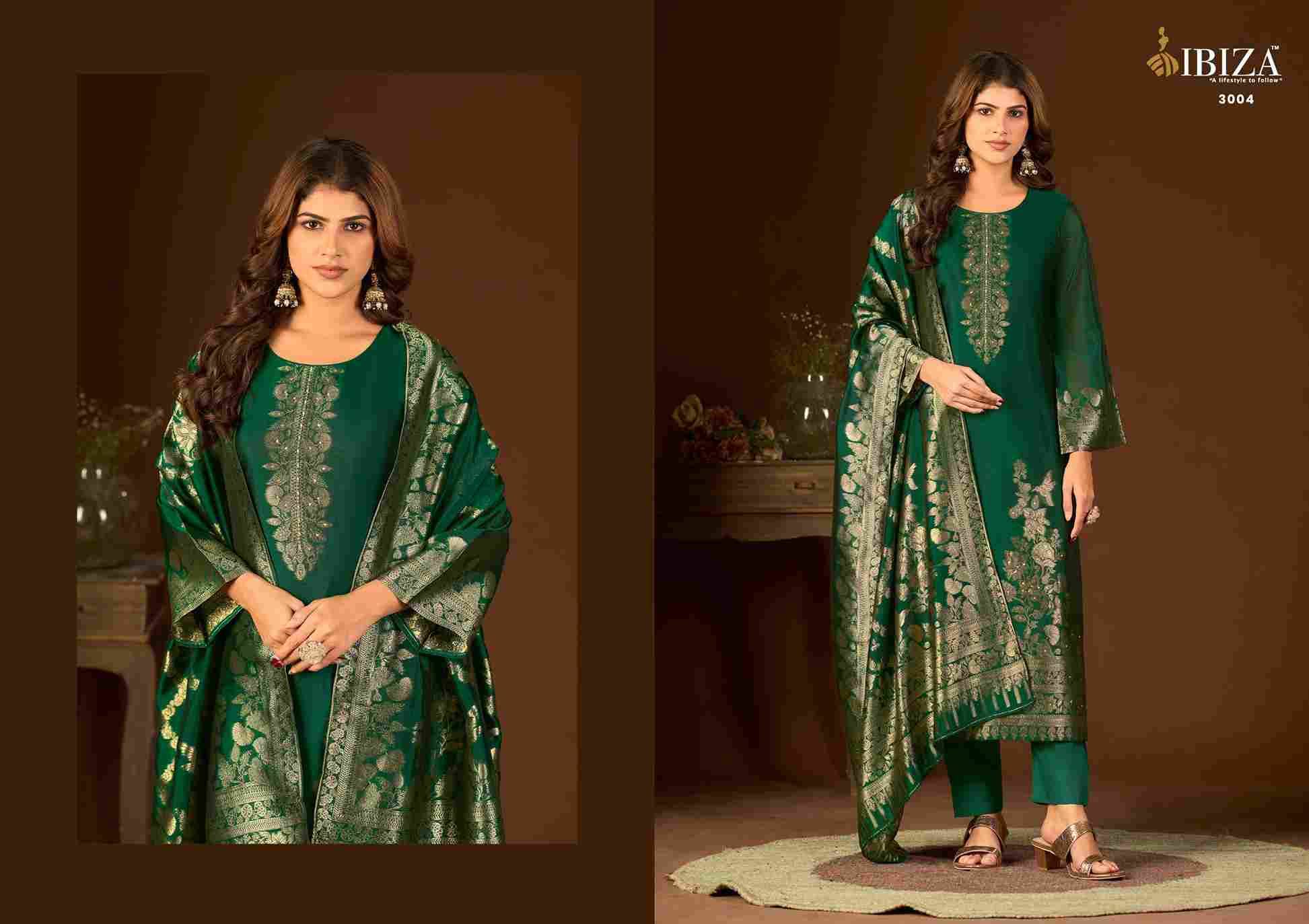 Masarrat By Ibiza 3001 To 3004 Series Beautiful Festive Suits Colorful Stylish Fancy Casual Wear & Ethnic Wear Pure Bangalori Silk Jacquard Dresses At Wholesale Price