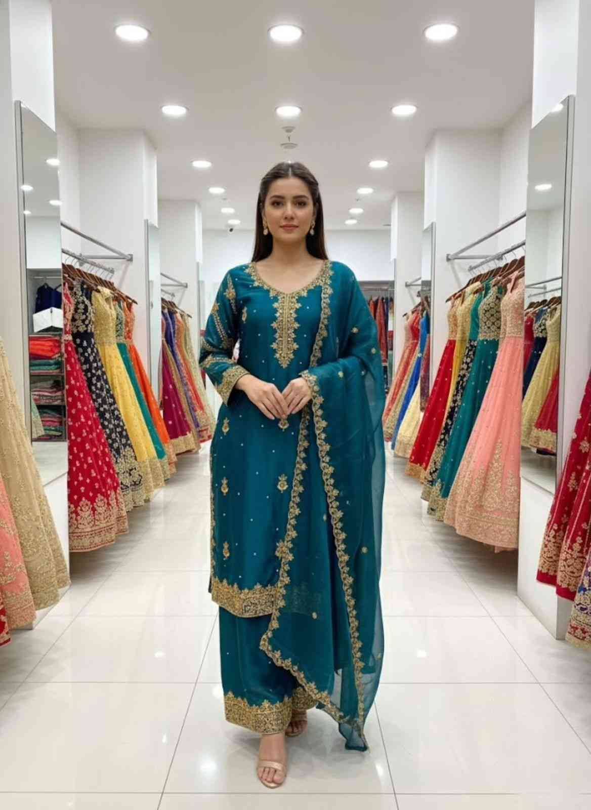 Le-2057 By Fashid Wholesale Beautiful Festive Suits Colorful Stylish Fancy Casual Wear & Ethnic Wear Jimmy Choo Dresses At Wholesale Price