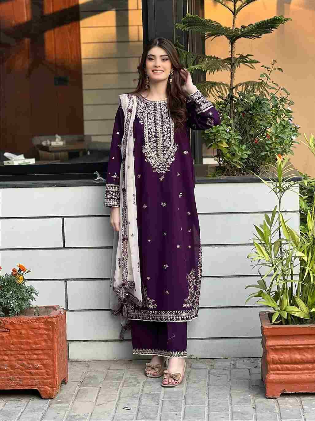 Le-2056 Vol-2 By Fashid Wholesale Beautiful Festive Suits Colorful Stylish Fancy Casual Wear & Ethnic Wear Faux Georgette Dresses At Wholesale Price