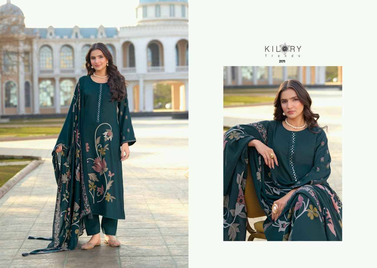 Dhun By Kilory 2171 To 2176 Series Beautiful Festive Suits Colorful Stylish Fancy Casual Wear & Ethnic Wear Pure Silk Dresses At Wholesale Price