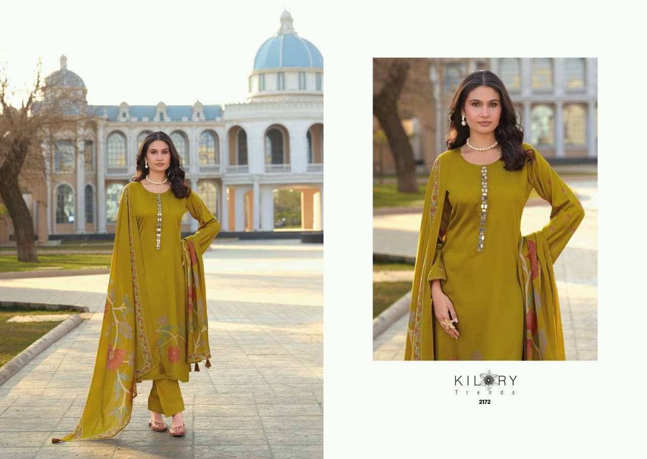 Dhun By Kilory 2171 To 2176 Series Beautiful Festive Suits Colorful Stylish Fancy Casual Wear & Ethnic Wear Pure Silk Dresses At Wholesale Price