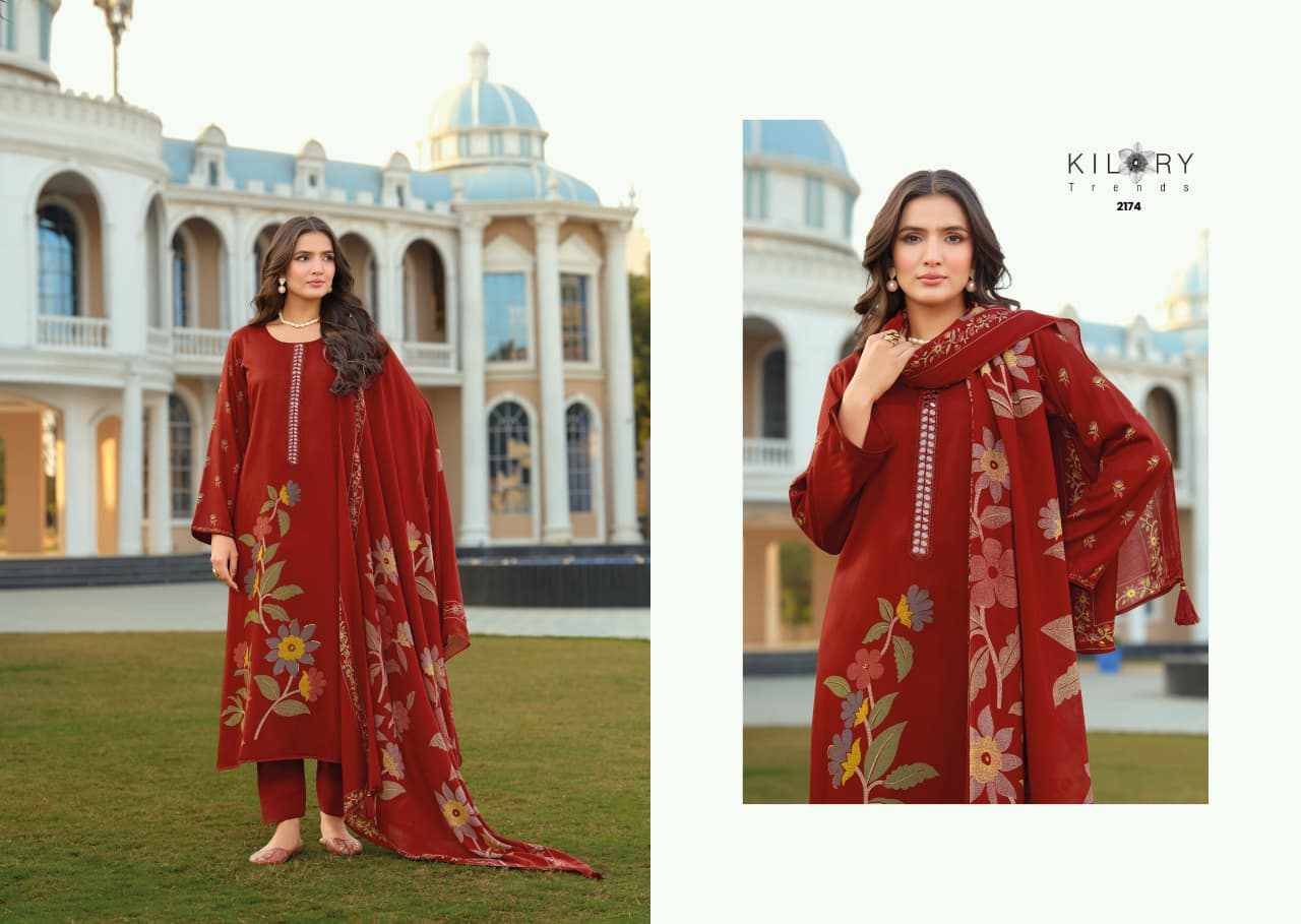 Dhun By Kilory 2171 To 2176 Series Beautiful Festive Suits Colorful Stylish Fancy Casual Wear & Ethnic Wear Pure Silk Dresses At Wholesale Price